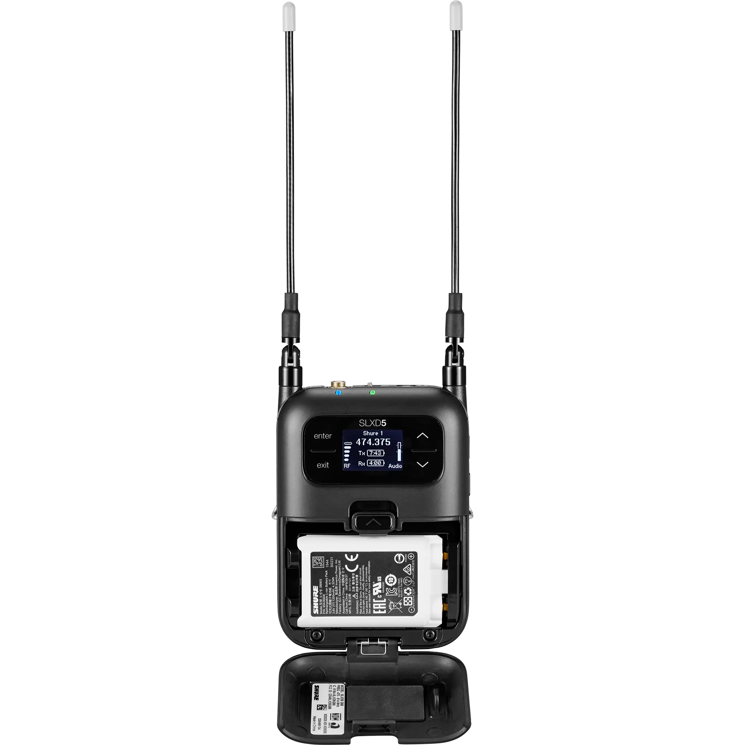 Shure SLXD5 Portable Receiver for SLX-D Wireless