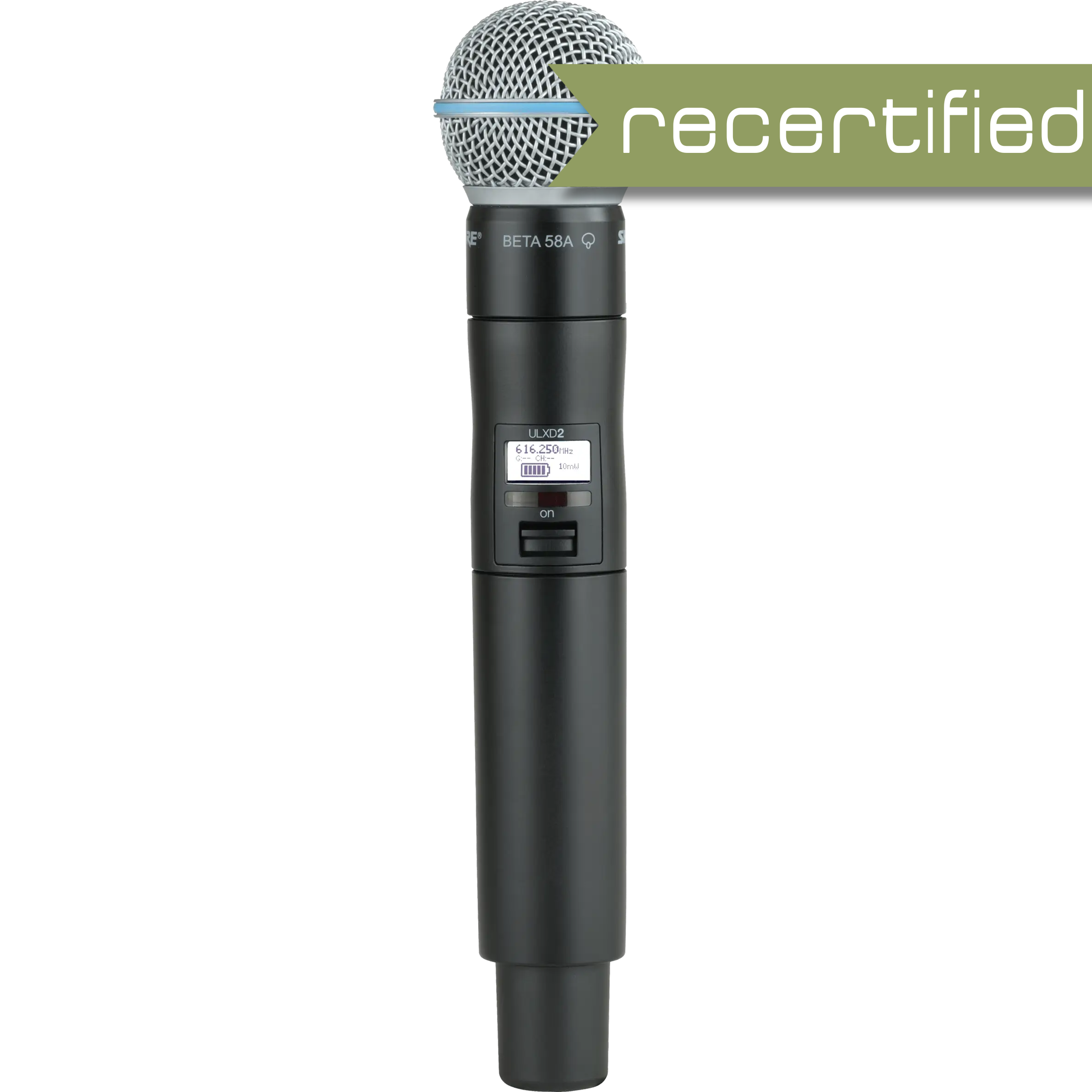 Shure ULXD2/B58 Handheld Transmitter for ULX-D Wireless - H50