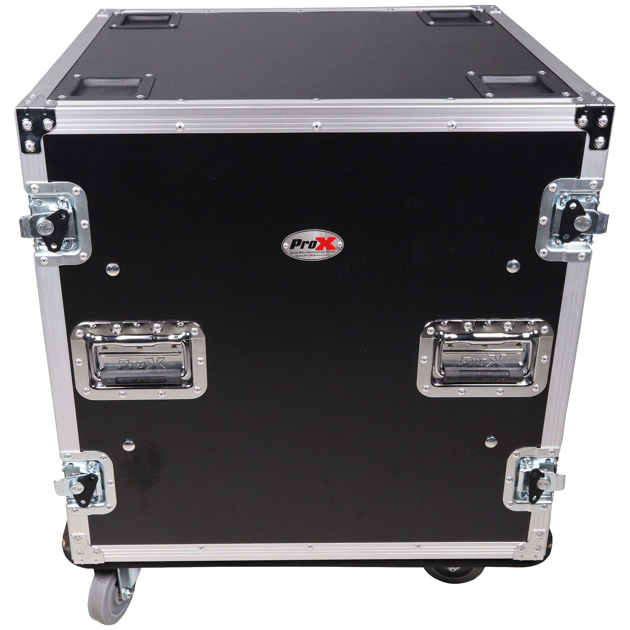 ProX 10U Shockmount 24 Deep Rack with Casters