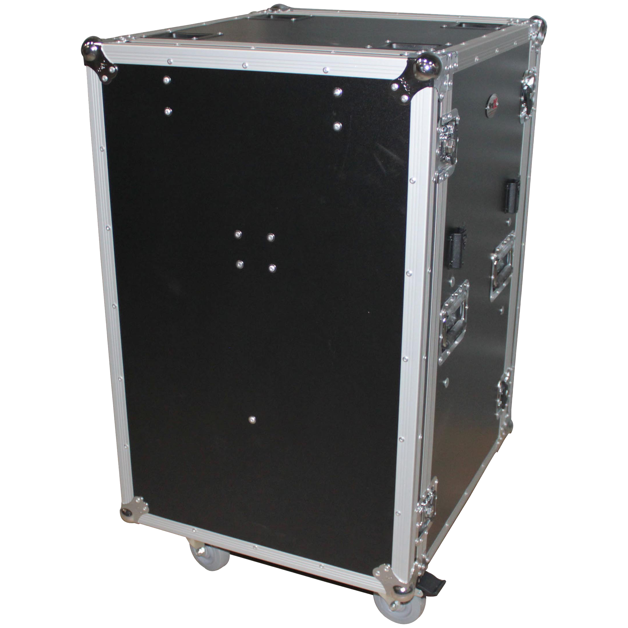 ProX 14U Shockmount 24 Deep Rack with Casters and Side Tables
