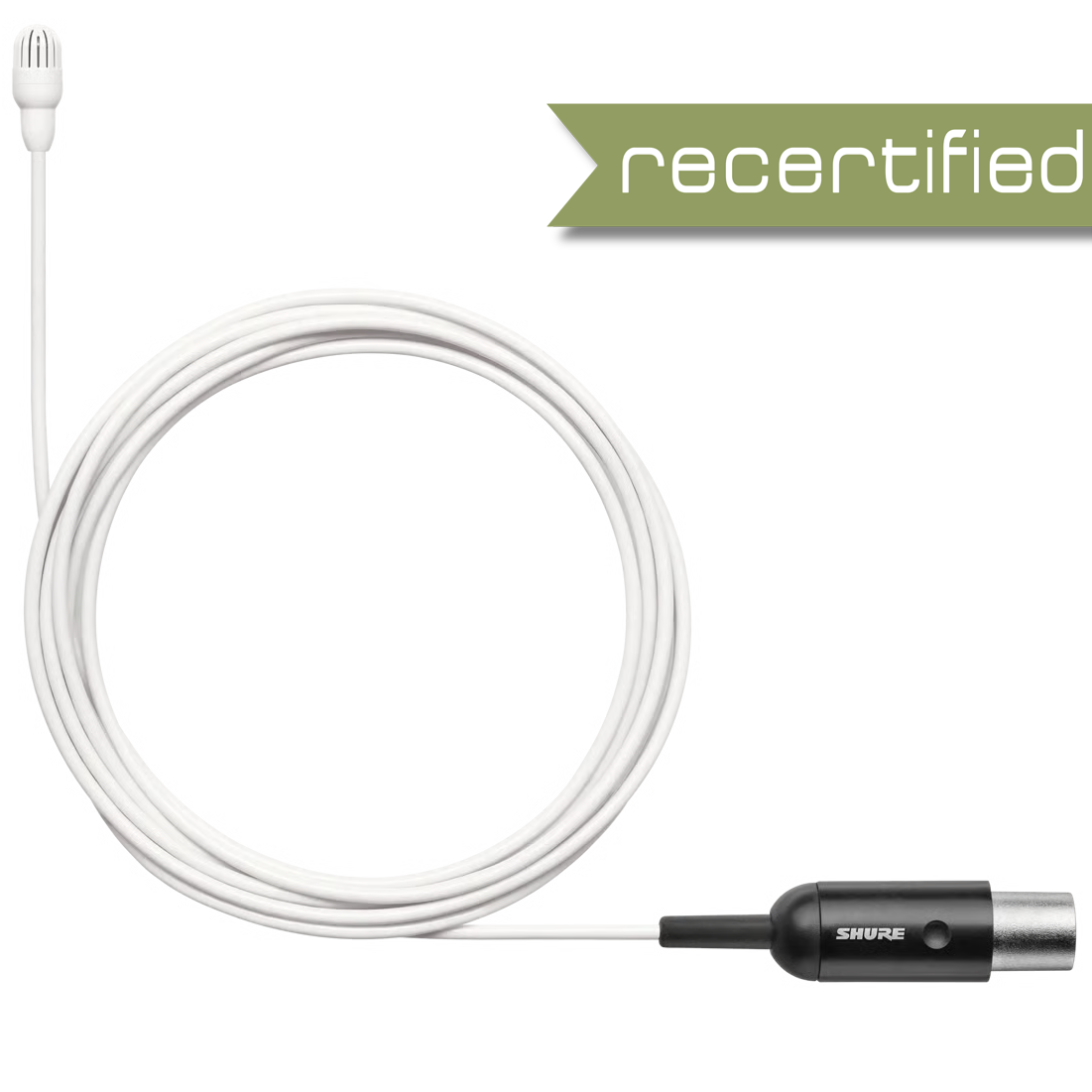 Shure TL47W/O-MTQG-A Lavalier Microphone White