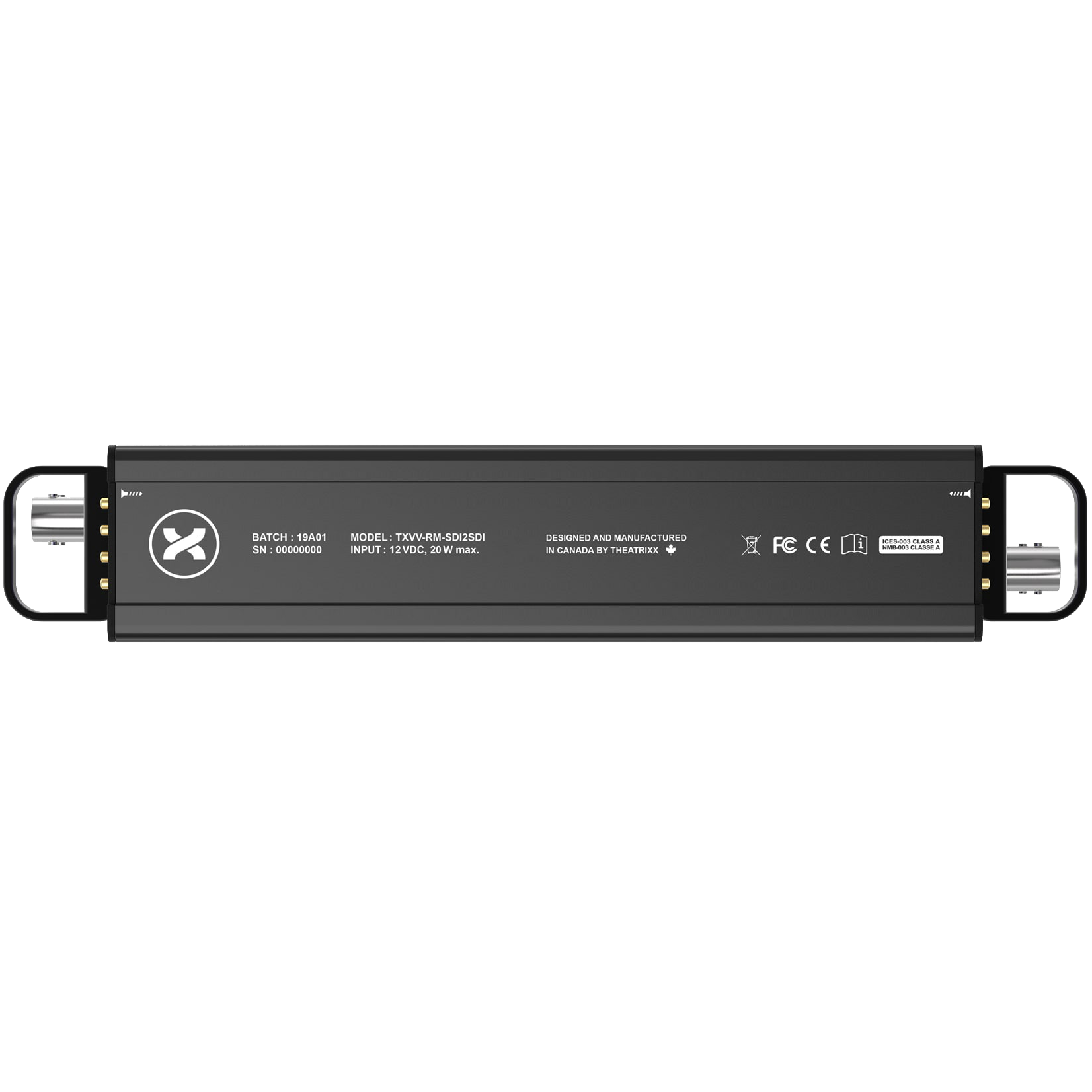 Theatrixx 3G-SDI Repeater - 2 Channels Reversible Converter