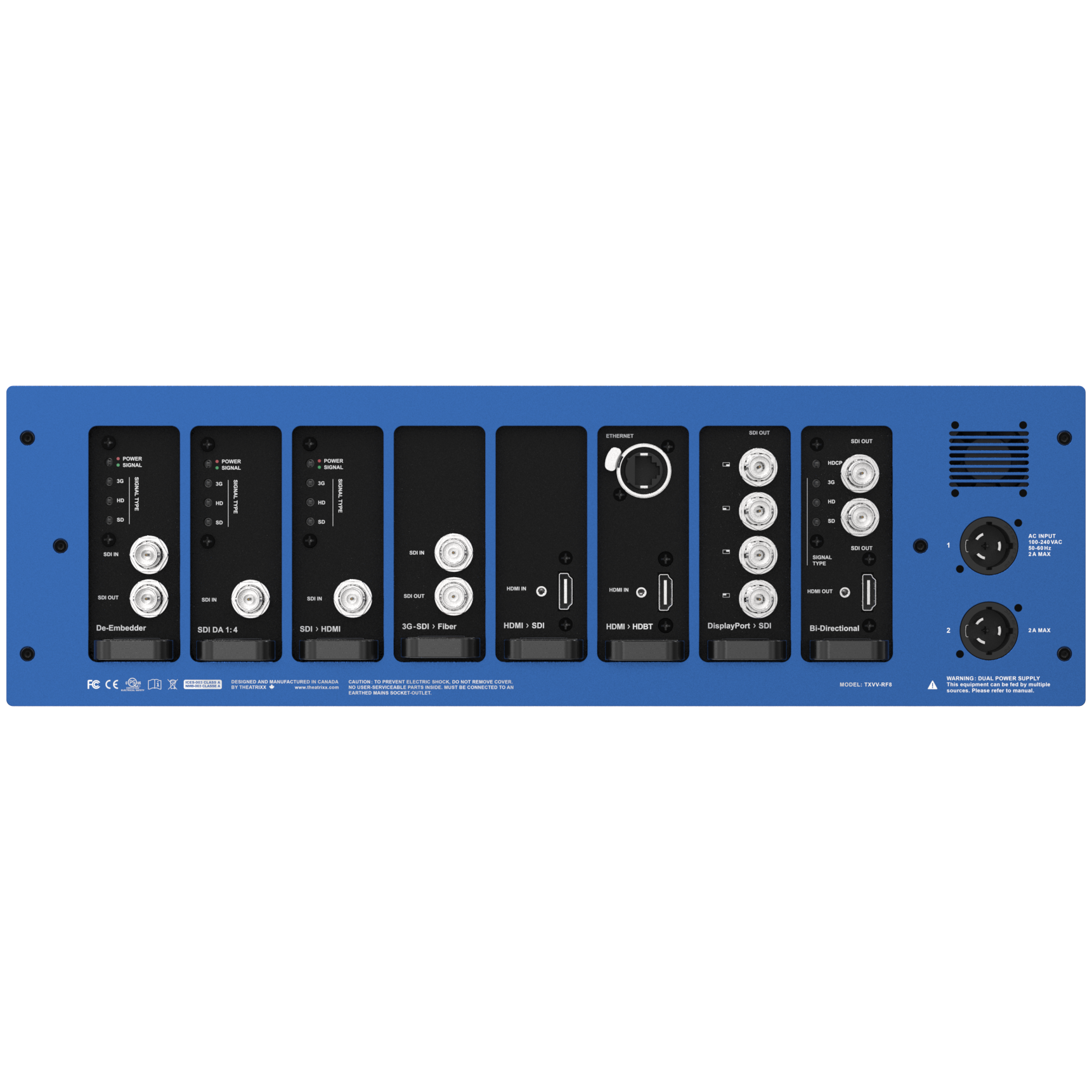 Theatrixx 8-Bay Converter Frame