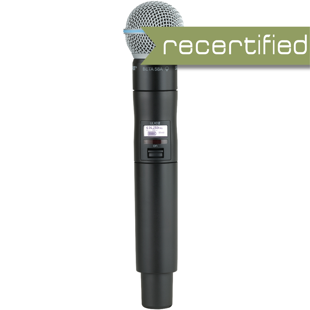 Shure ULXD2/B58-G50 Handheld Transmitter