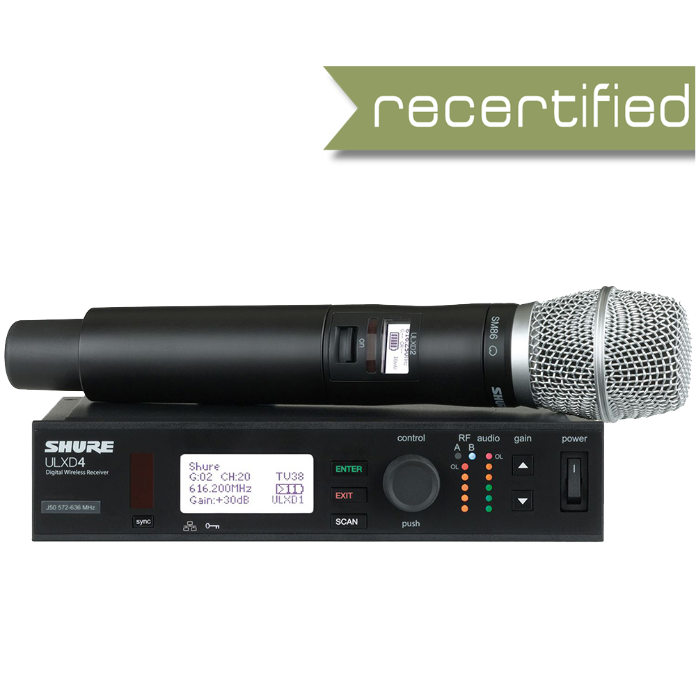 Shure ULXD24/SM86-J50 Wireless Microphone System