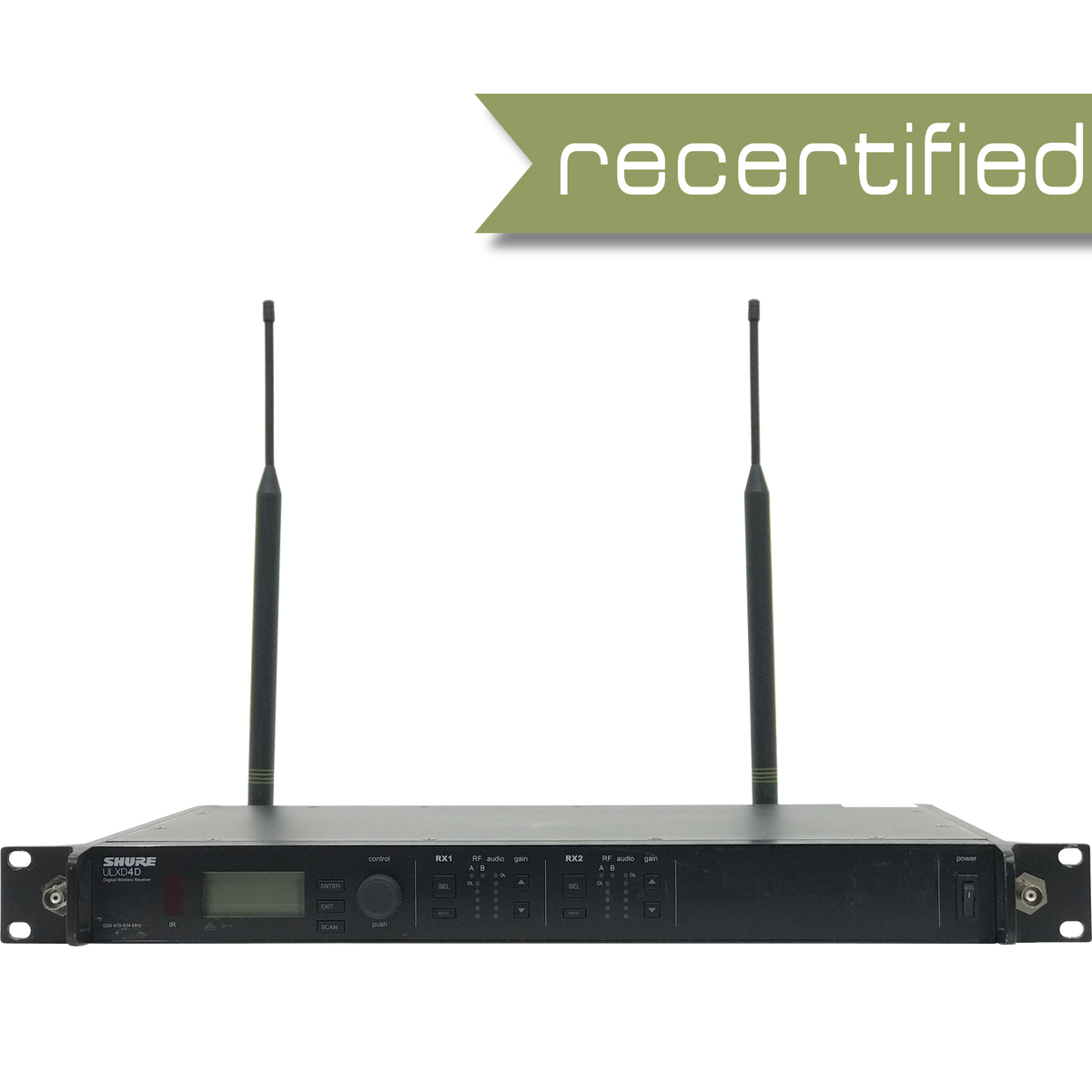 Shure ULX-D Dual Channel Receiver G50 Band