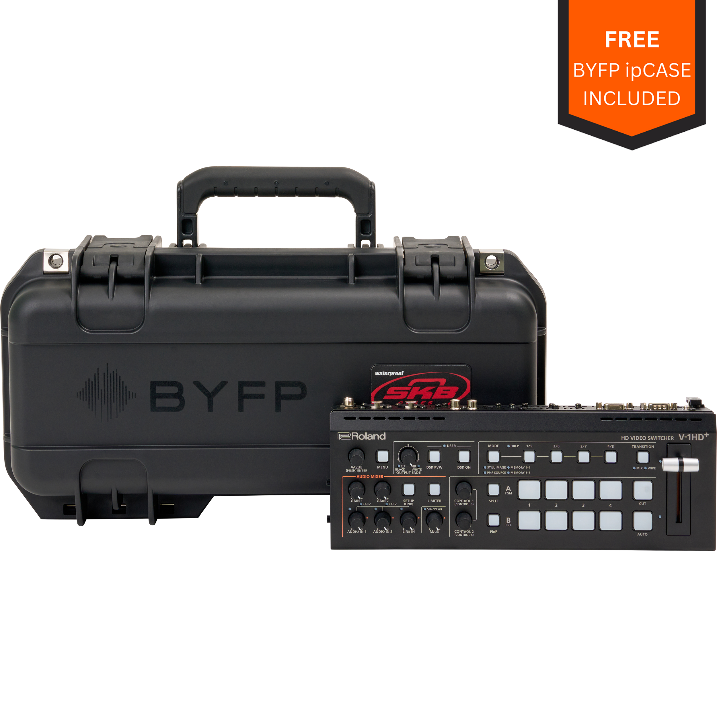 Roland V-1HD+ Video Switcher tourPack with BYFP ipCase
