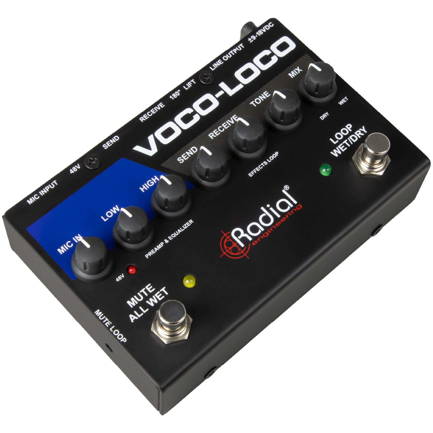 Radial Voco-Loco MK2 Effects Switcher for Voice or Instrument