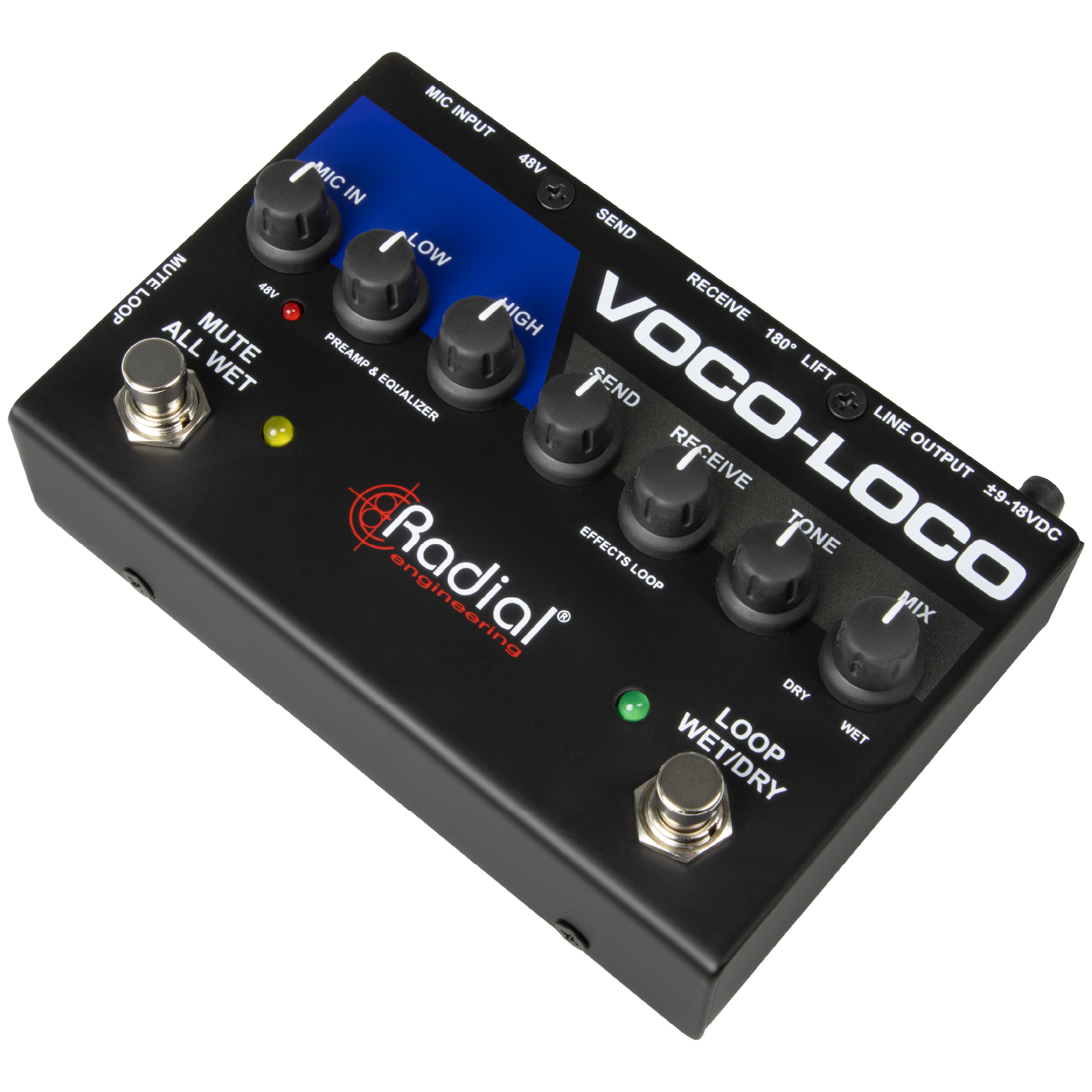 Radial Voco-Loco MK2 Effects Switcher for Voice or Instrument
