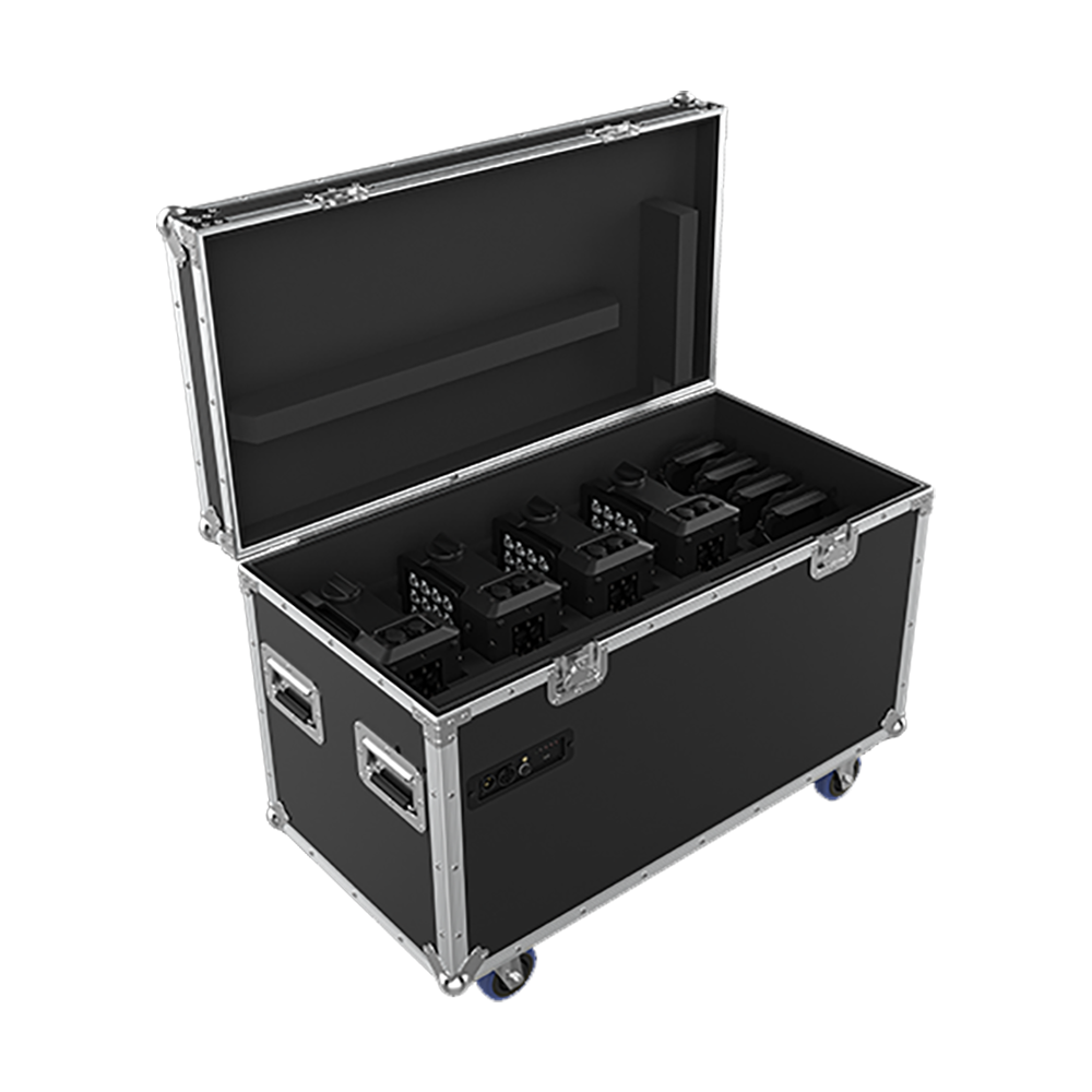 Chauvet Professional WELL Panel X Wireless Wash 4-Pack with Case