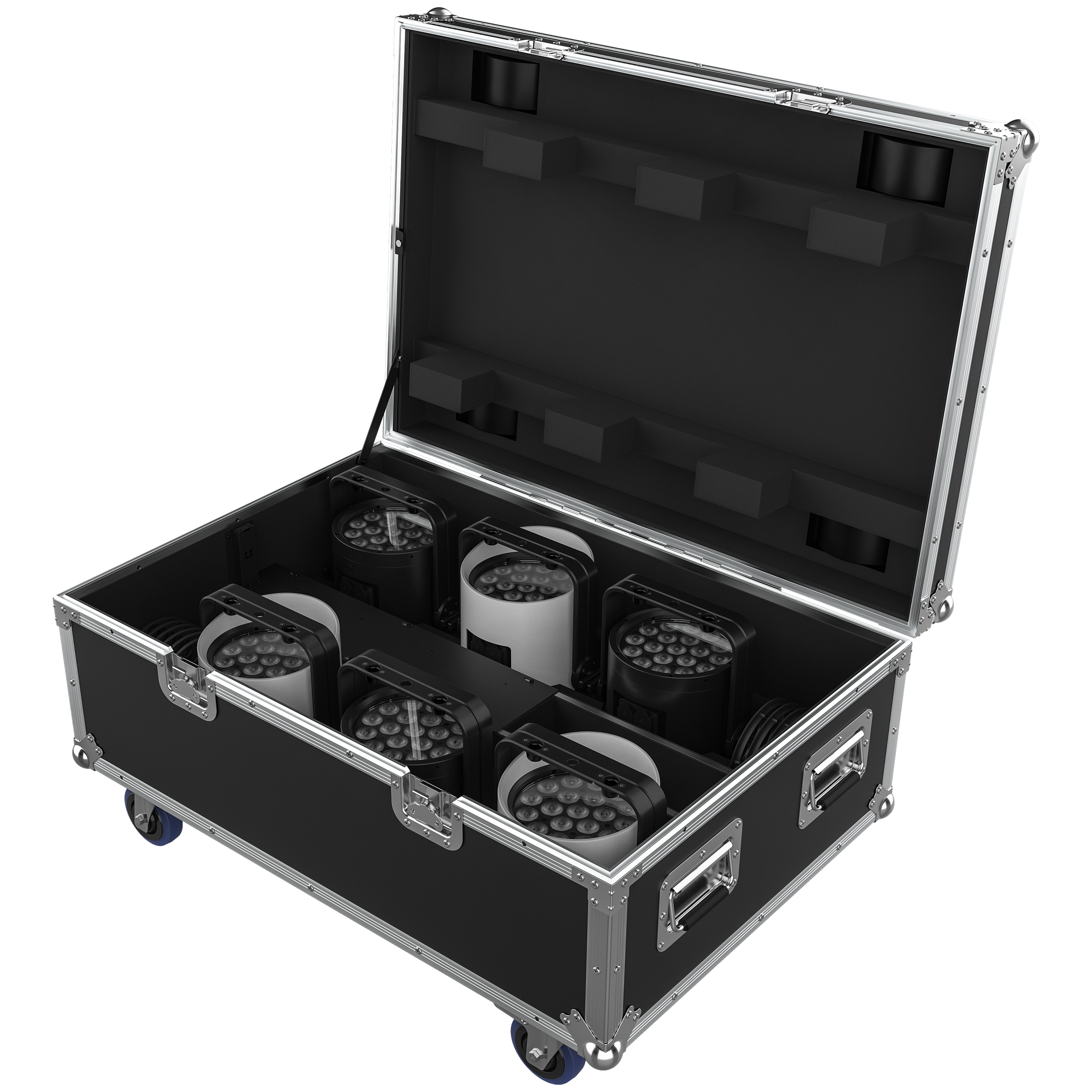 Chauvet Professional WELL Pod 2 Wireless Par 6-Pack with Case