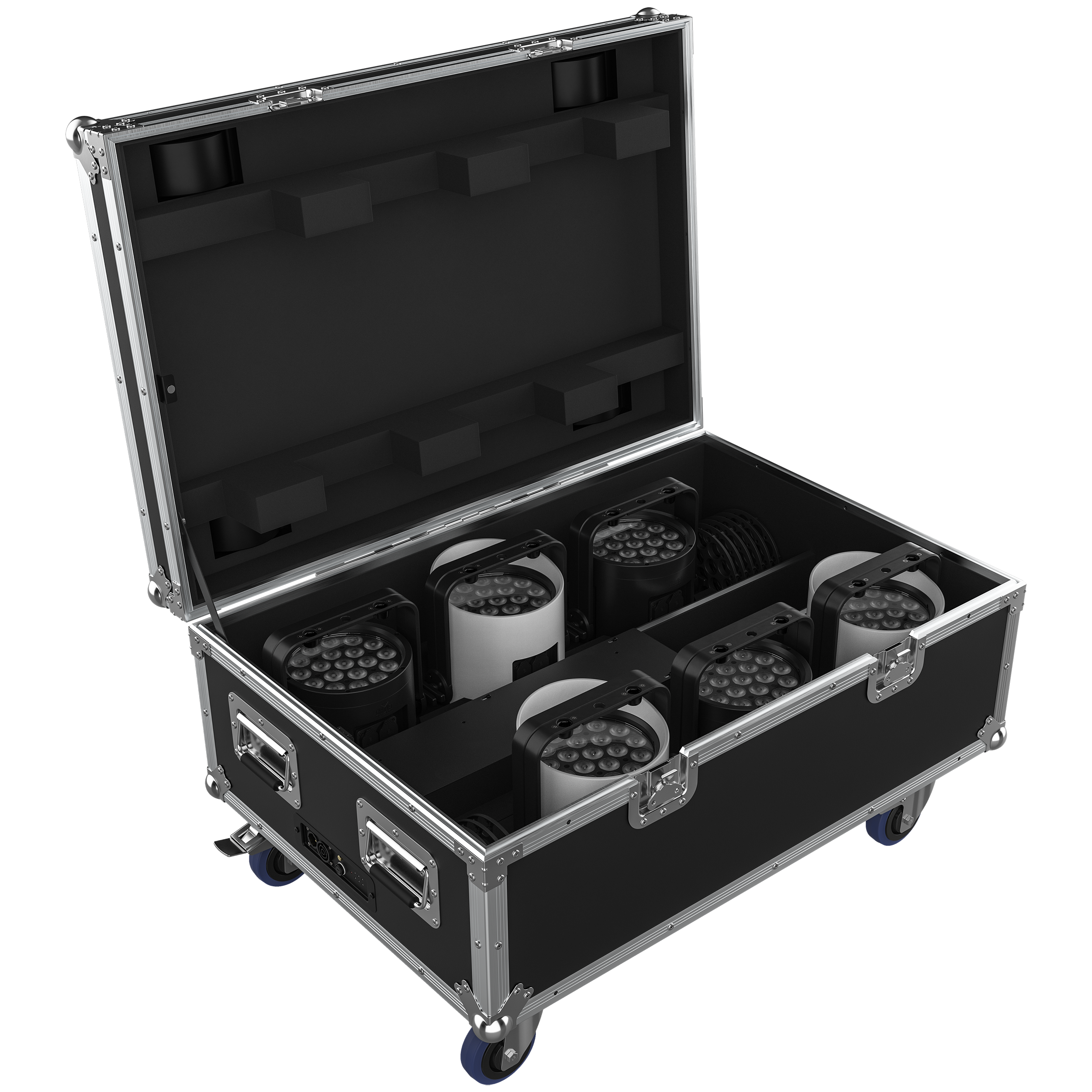 Chauvet Professional WELL Pod 2 Wireless Par 6-Pack with Case