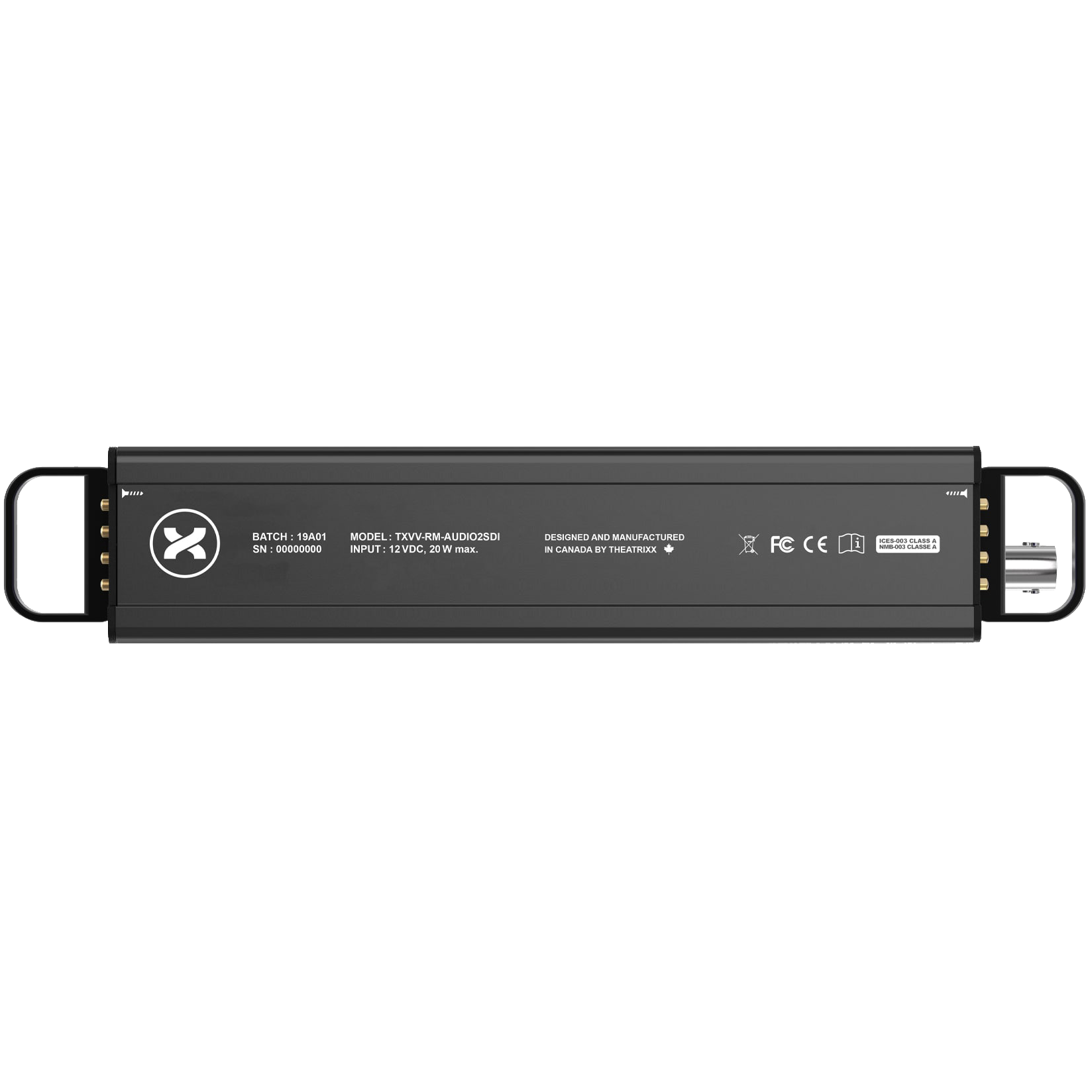Theatrixx Embedder - HDMI 1.2/3G-SDI + Audio to 3G-SDI Reversible Converter