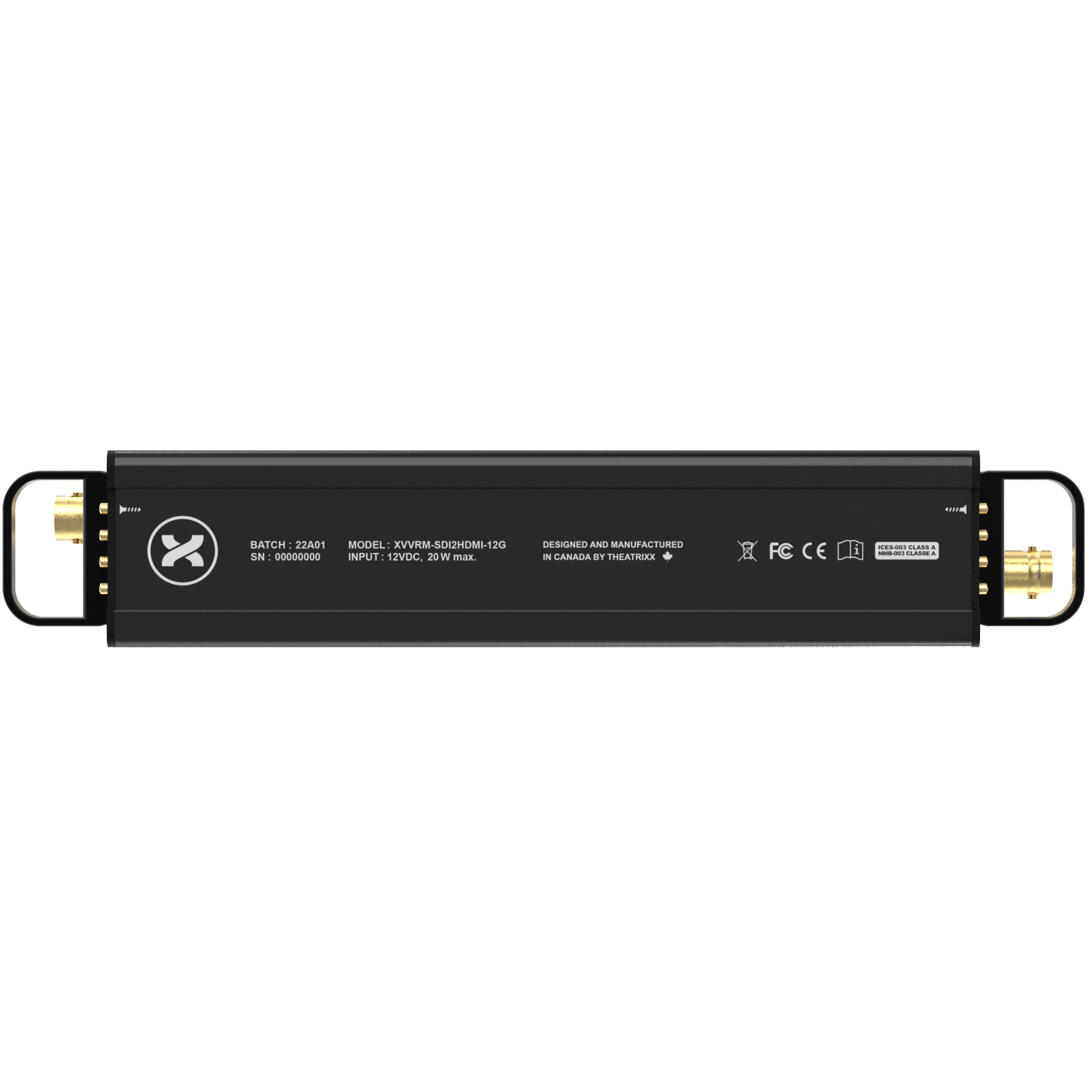 Theatrixx 12G-SDI to HDMI 2.0 Reversible Converter
