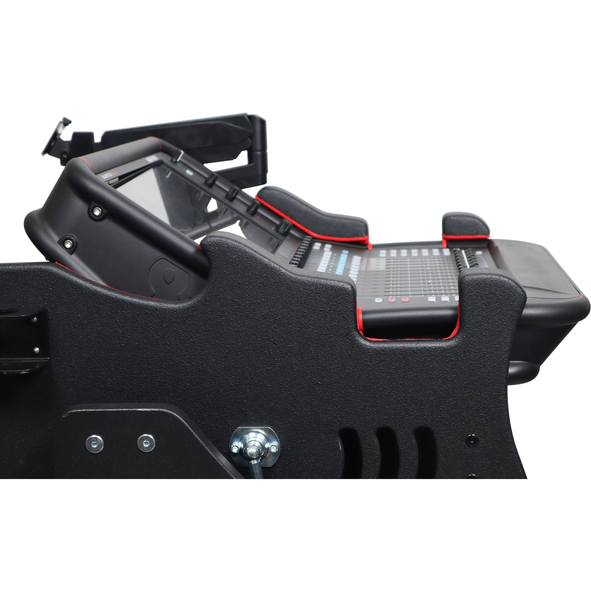 ProX Allen and Heath AVANTIS SOLO Flip-Ready Hydraulic Console Easy Retracting Lifting w/ 2U Rack Space Case by ZCASE