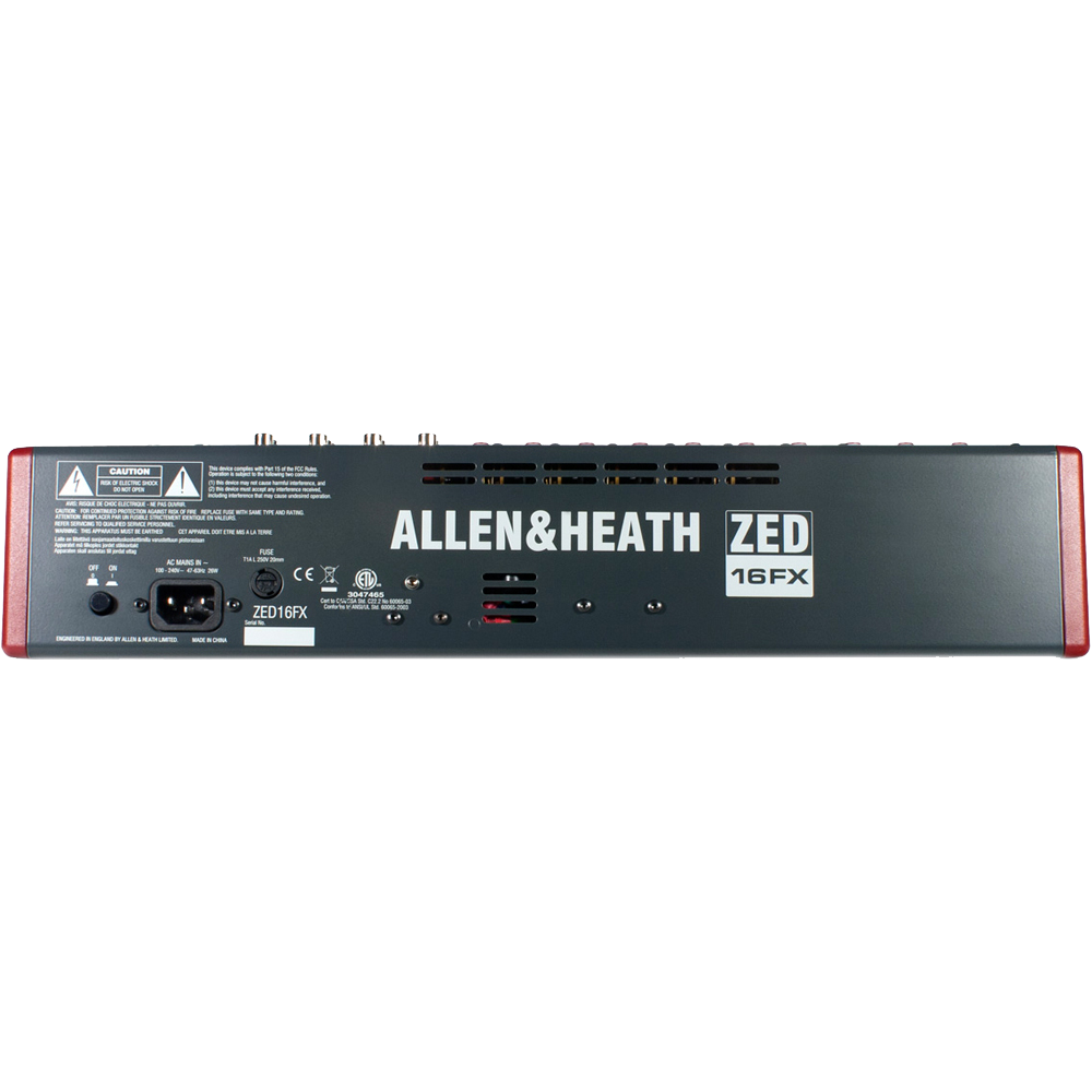 Allen & Heath ZED 16FX Mixer