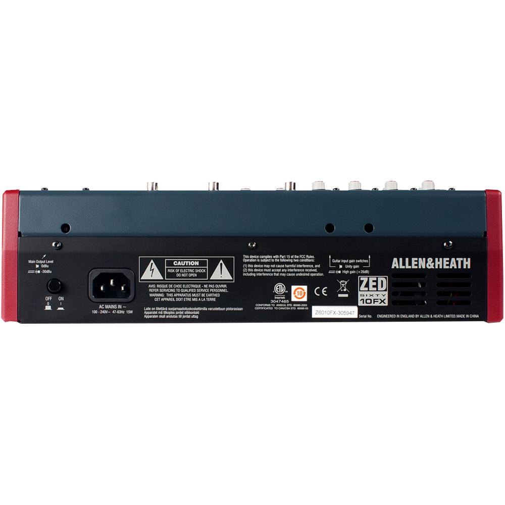 Allen & Heath ZED60-10FX Mixer