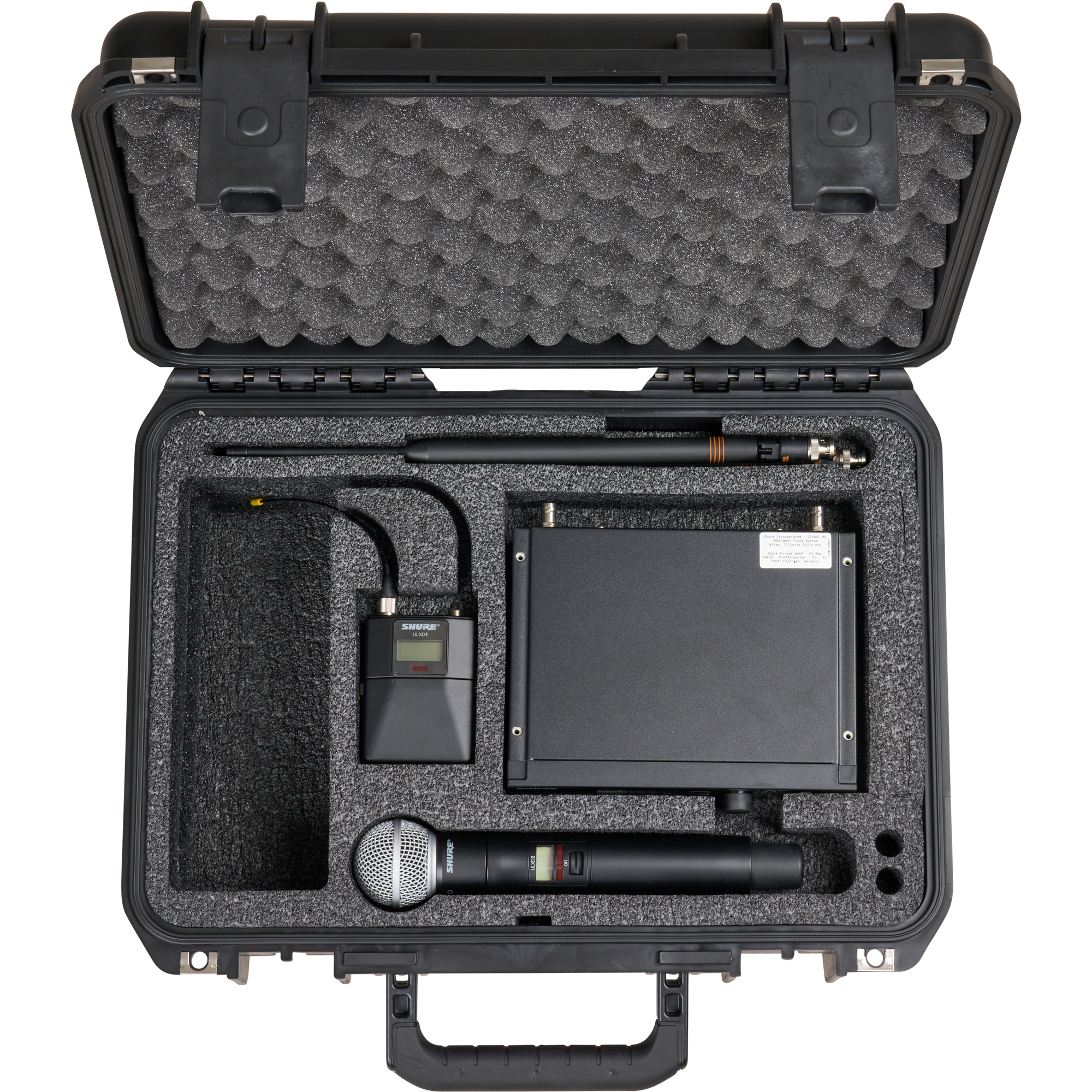 Shure QLX-D Wireless Handheld Microphone tourPack with SM58 and BYFP ipCase
