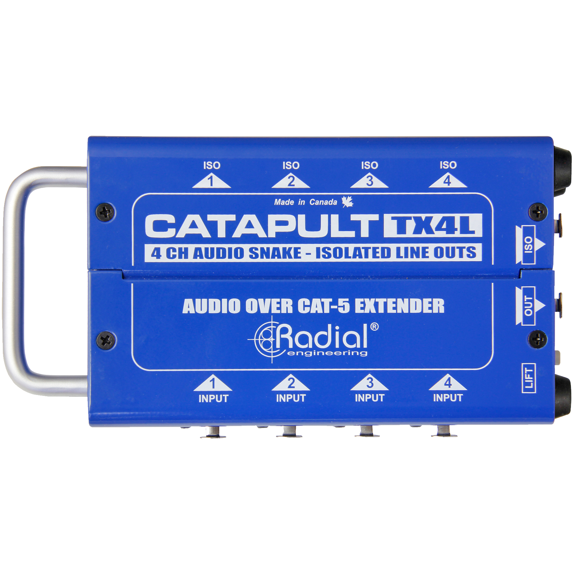 Radial Catapult TX4L Cat 5 Audio Snake