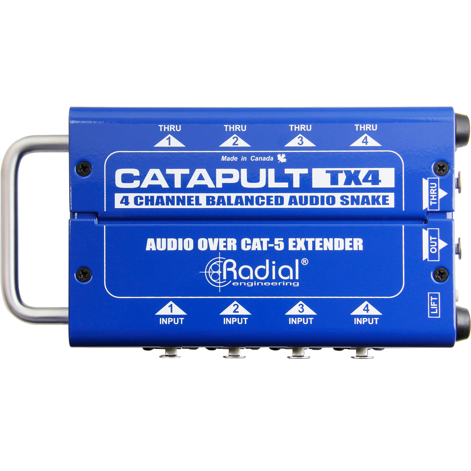 Radial Catapult TX4-Channel Cat 5 Analog Snake