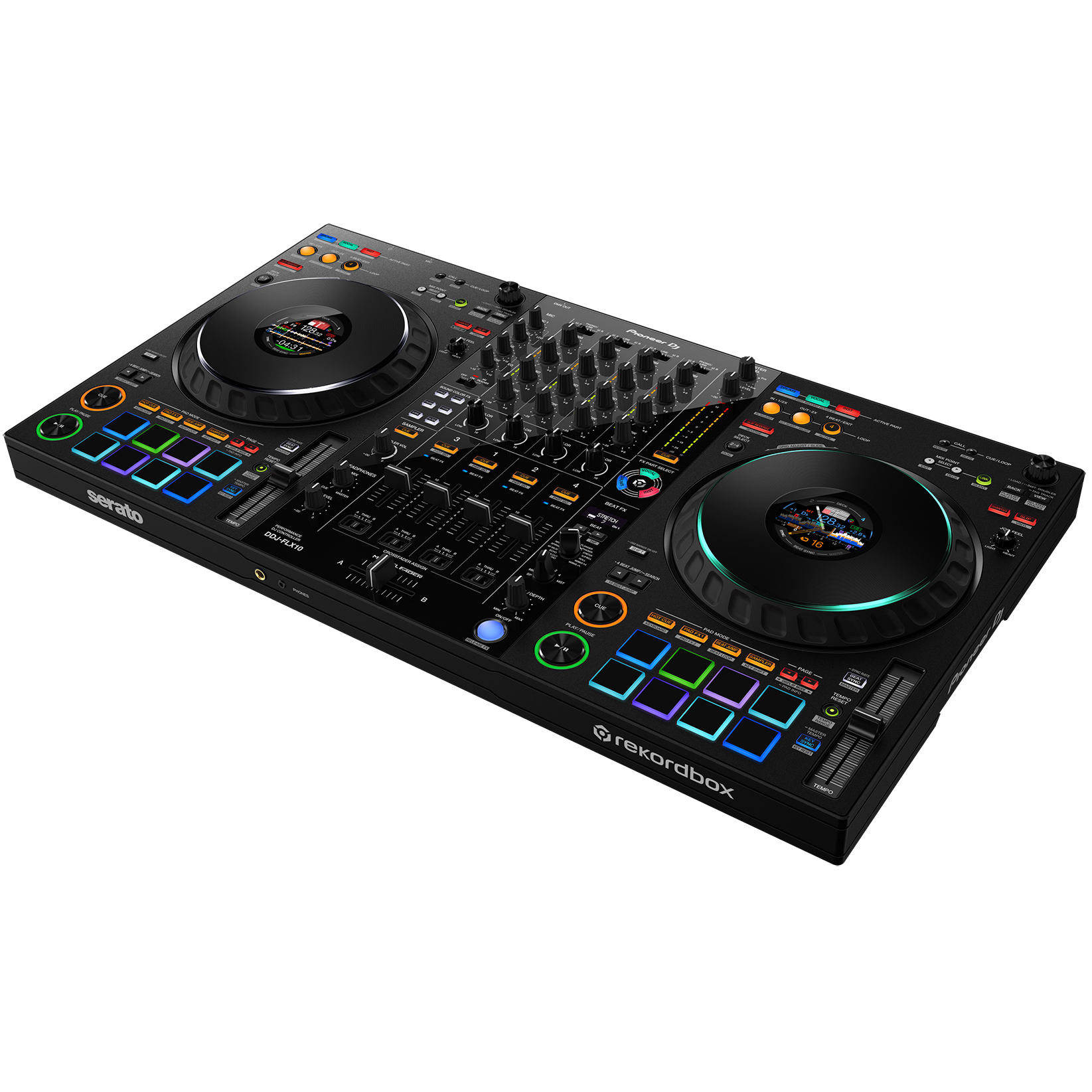 Pioneer DJ DDJ-FLX10 Controller tourPack with BYFP ipCase