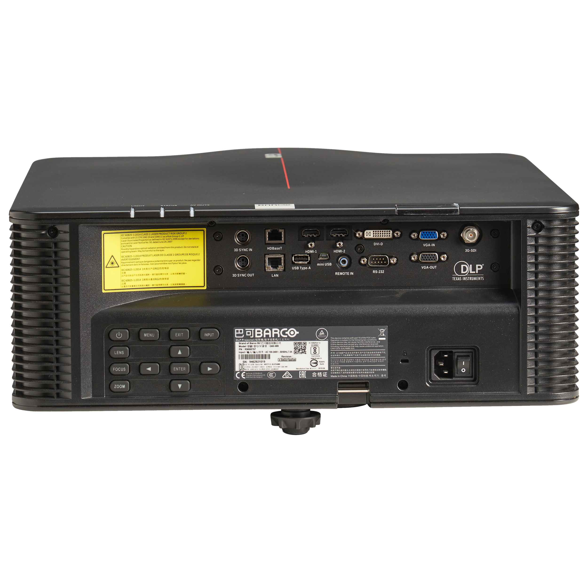 Barco G60-W8 Projector with 1.22-1.53 Lens