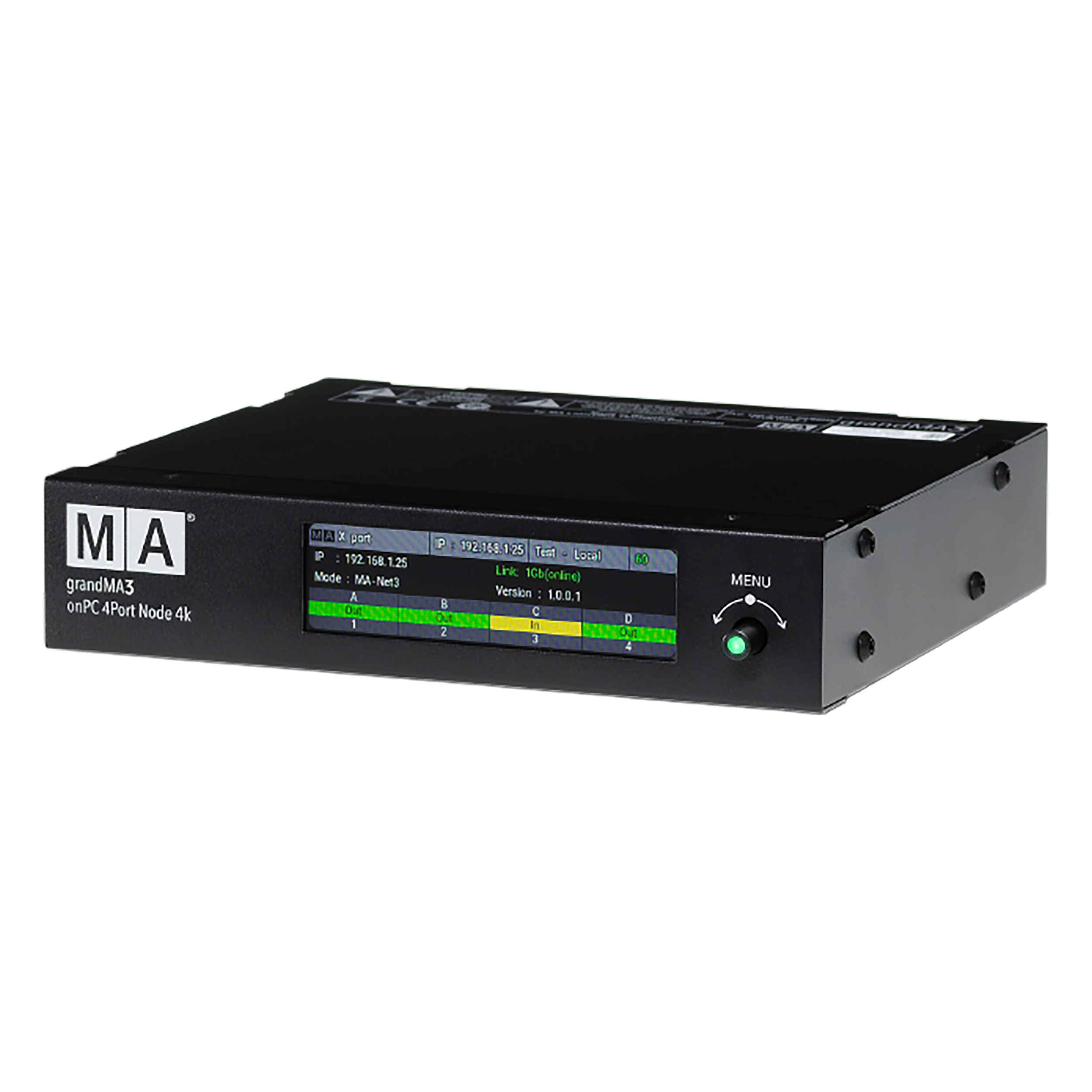 MA Lighting grandMA3 onPC 4Port Node PoE