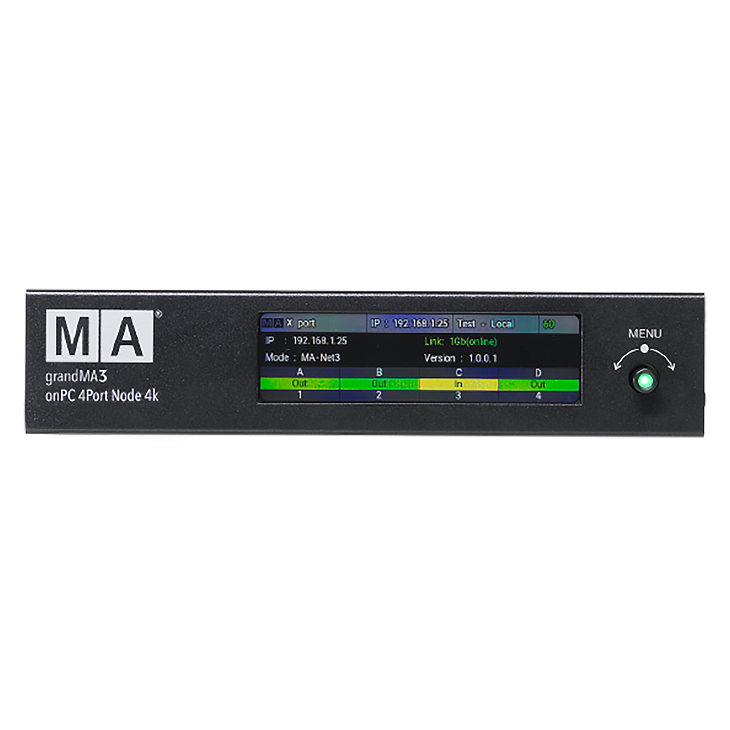 MA Lighting grandMA3 onPC 4Port Node PoE