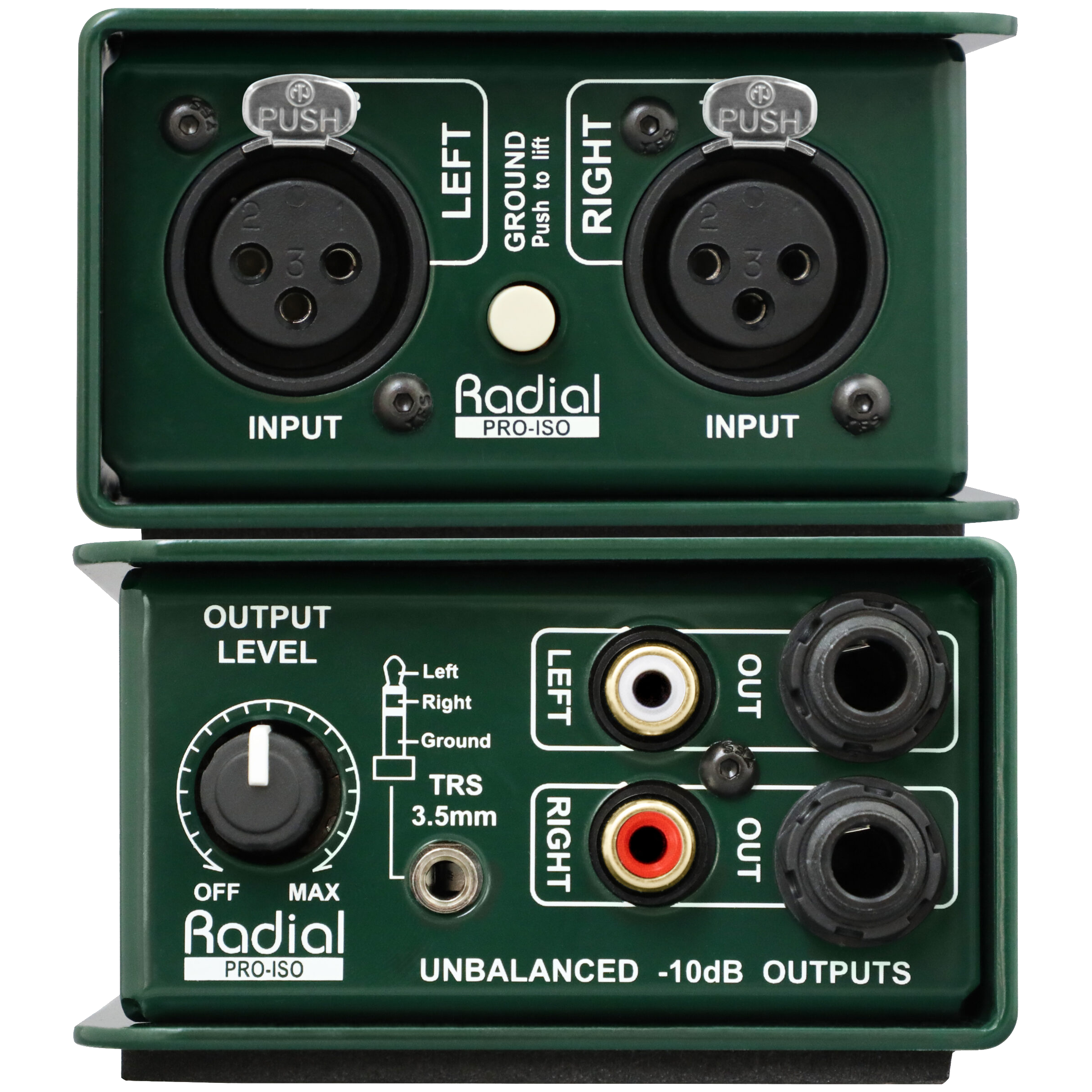Radial Pro-Iso Stereo Line Isolator