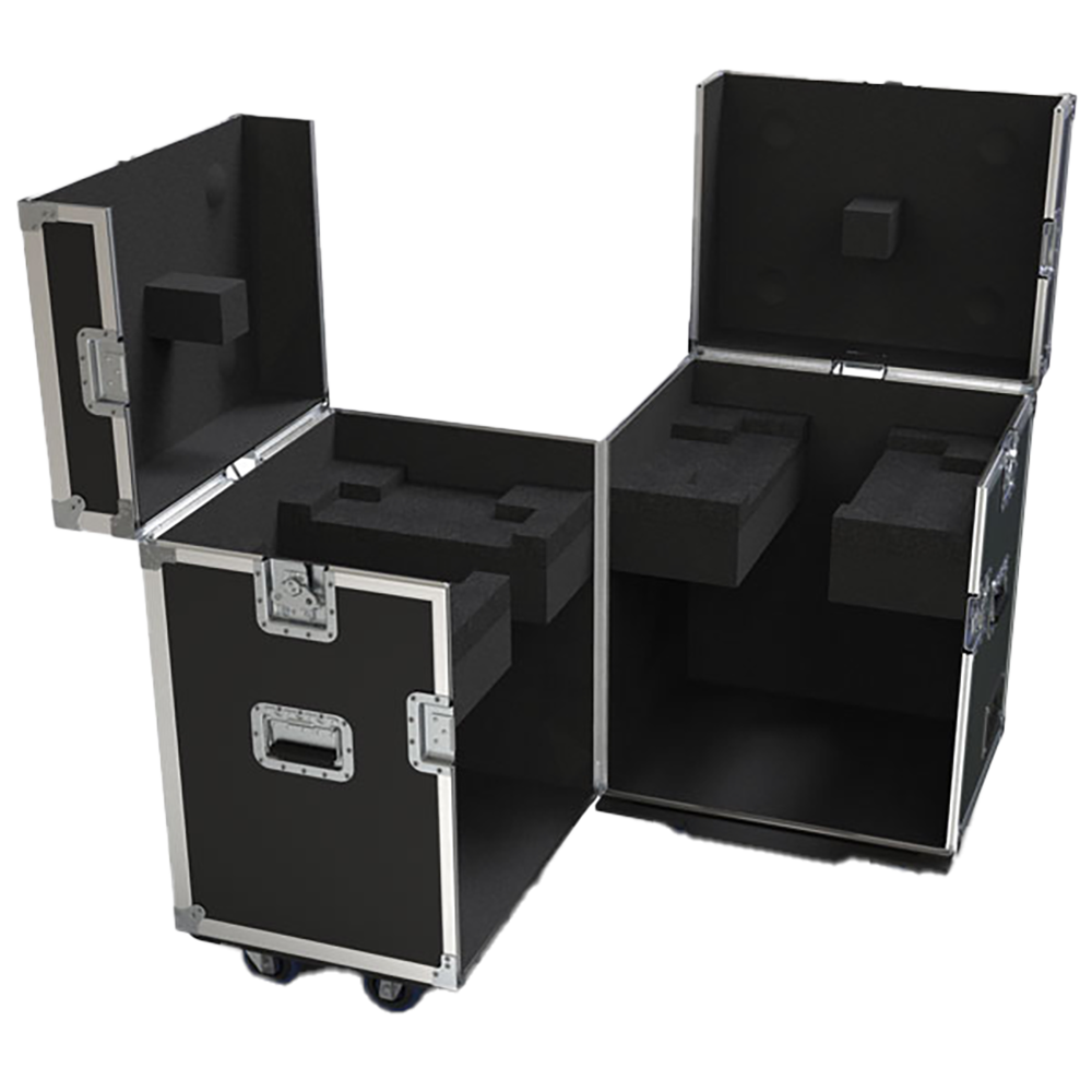 Chauvet 2-Fixture Flight Case for Maverick MK3 Spot/Profile, MK1 Hybrid, Silens 2 Profile, Rogue Outcast 1 Hybrid