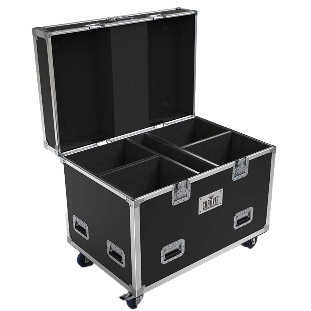 Chauvet 4-Fixture Flight Case for Rogue R3/R3X Wash