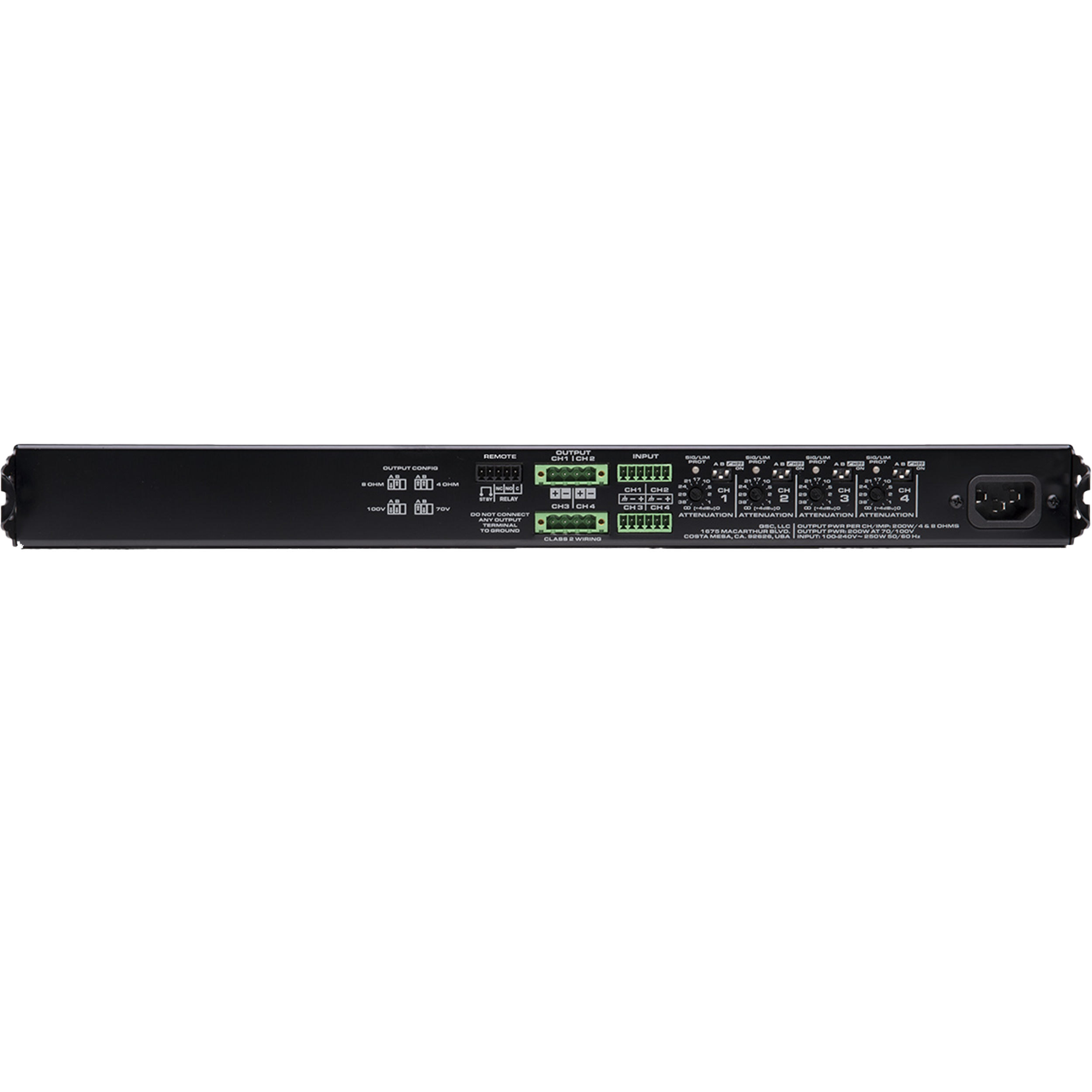 QSC MP-A40V Amplifier