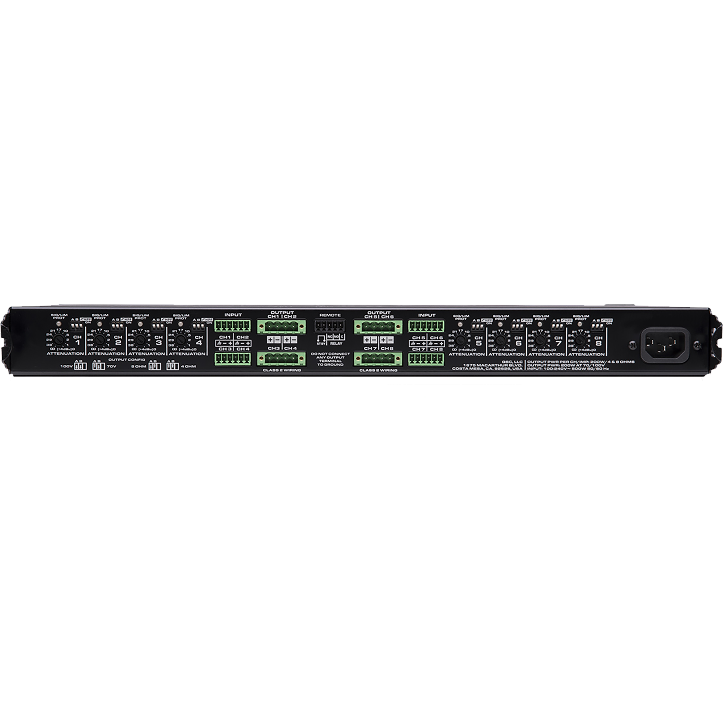 QSC MP-A80V Amplifier