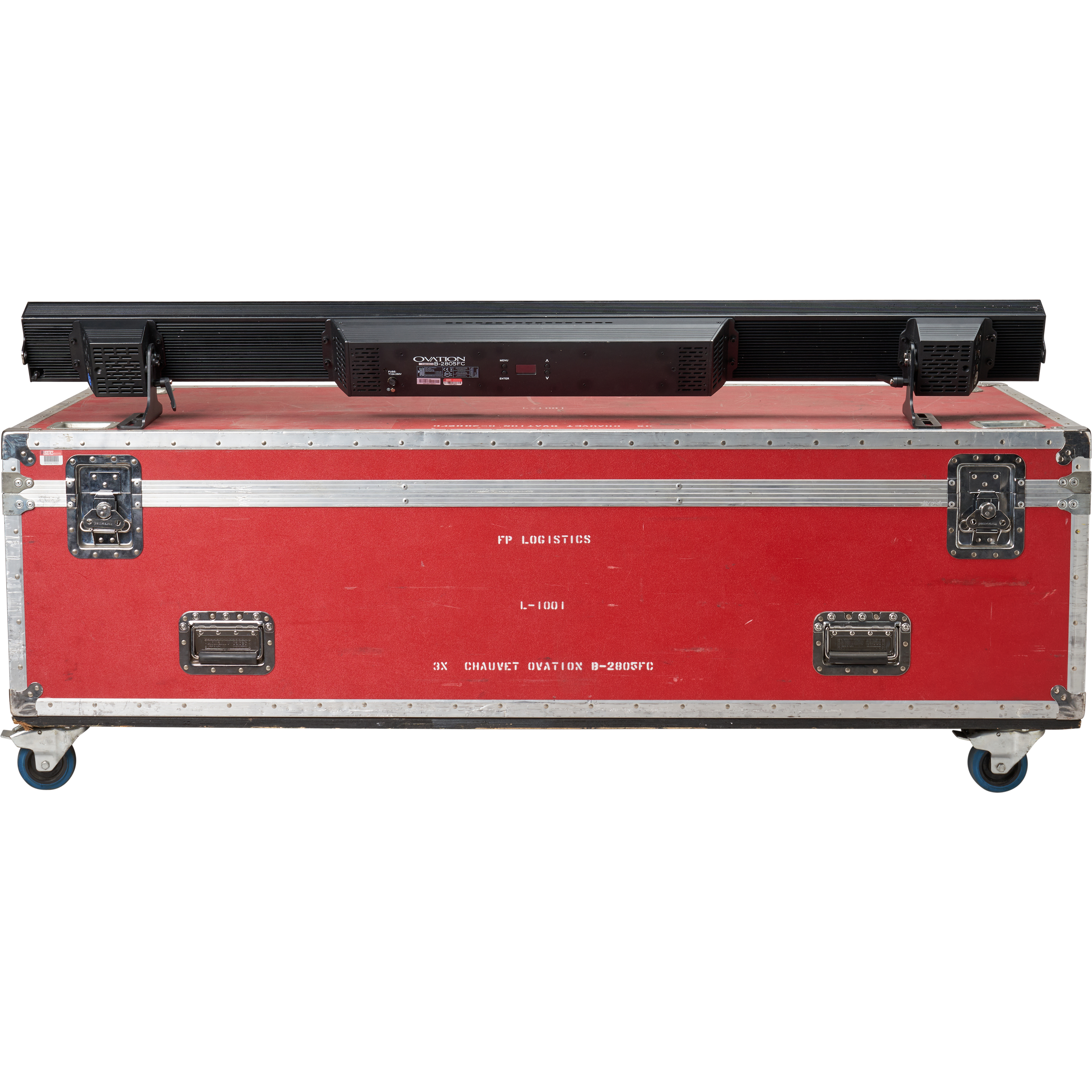 3-Pack Chauvet Professional Ovation B-2805FC with Case
