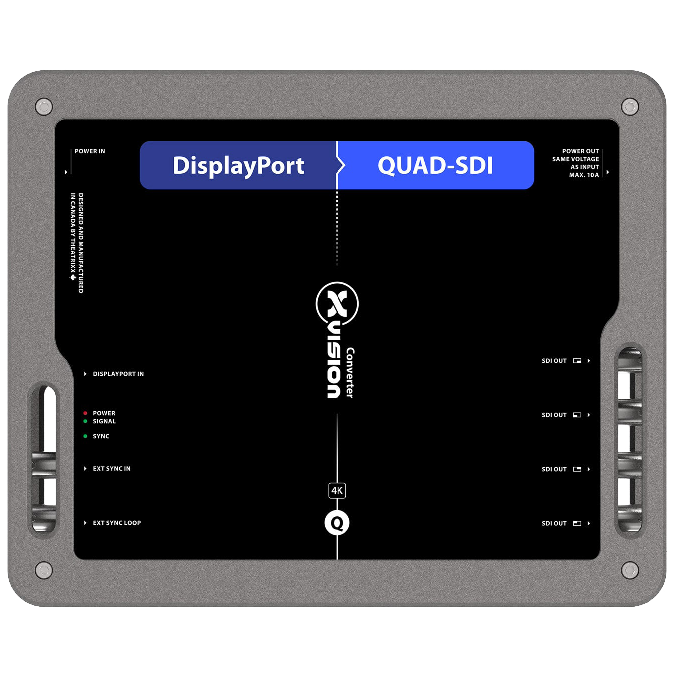 xVision DisplayPort to Quad 3G-SDI Converter