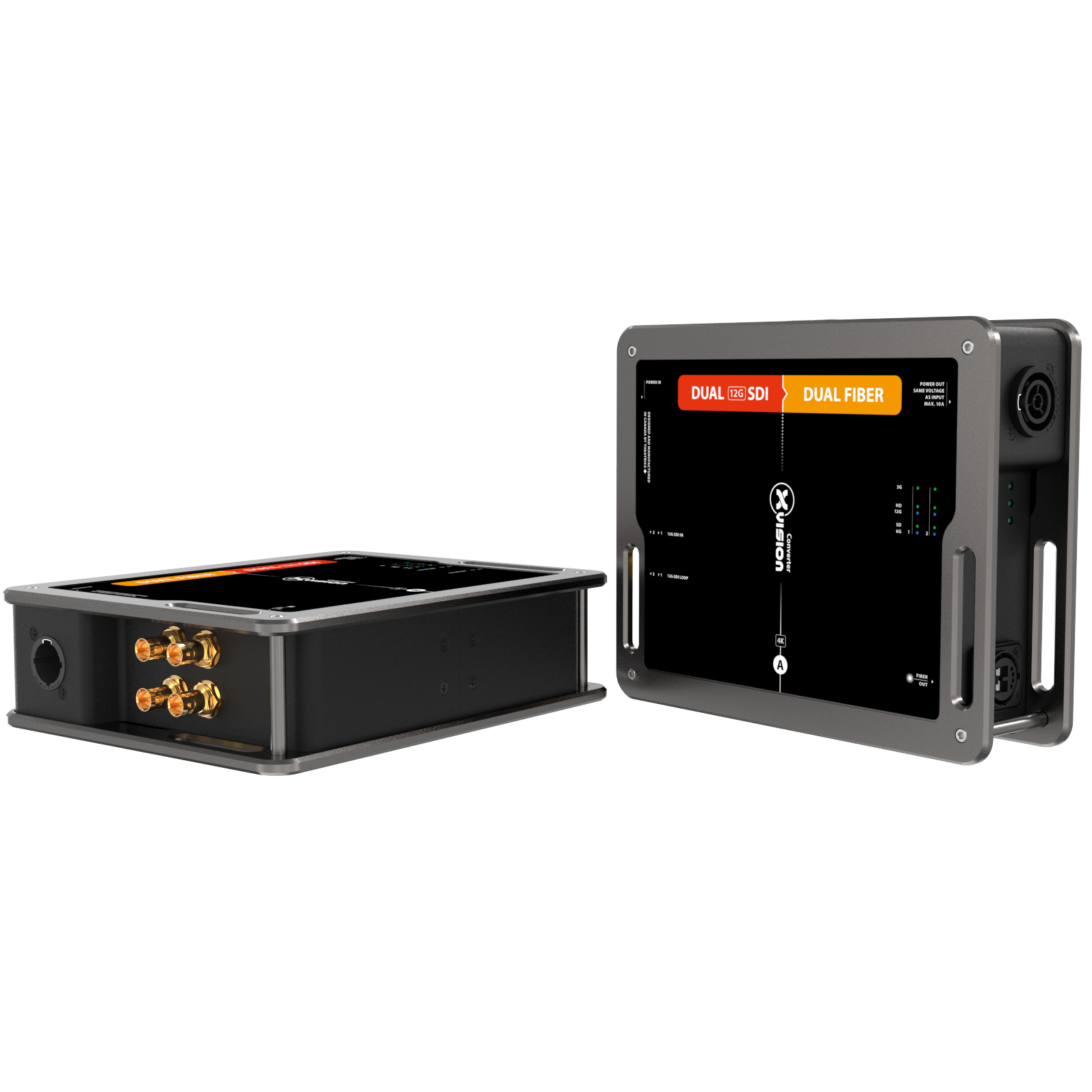 xVision Dual Channel 12G-SDI to Fiber Converter