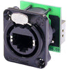 Neutrik etherCON Pass-through Panel Mount Connector