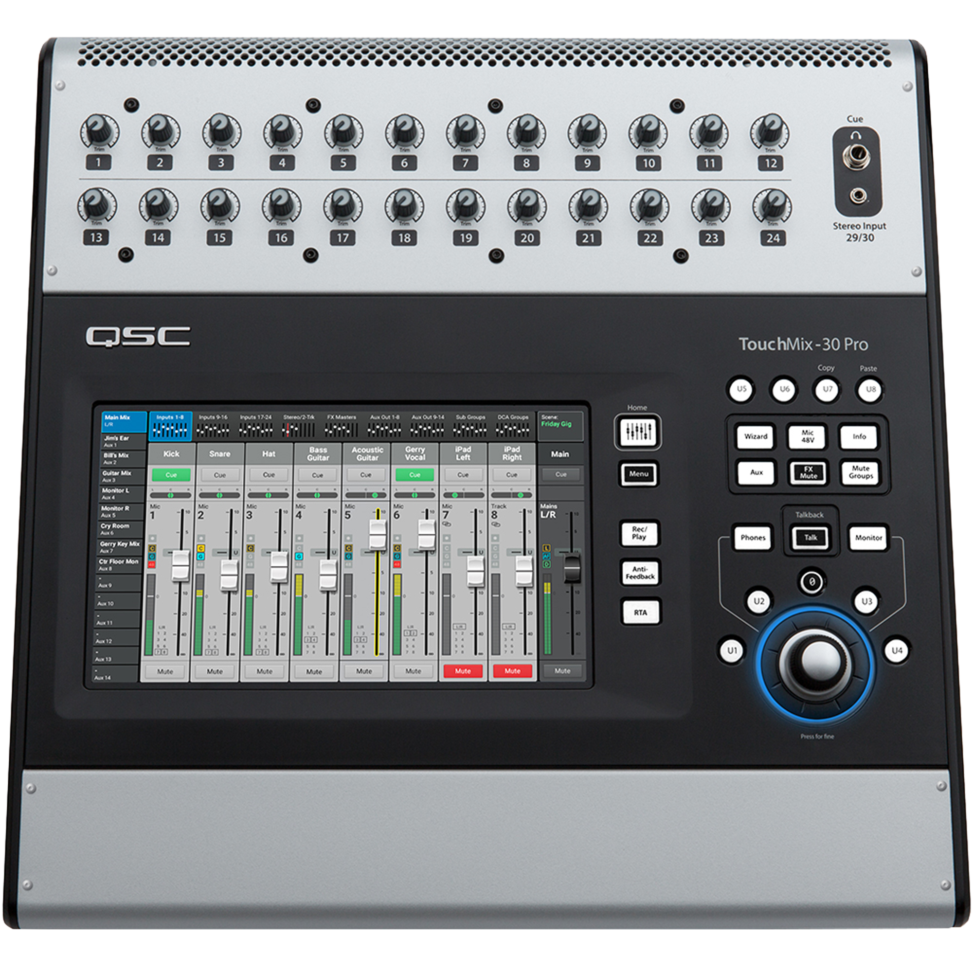 QSC TouchMix-30 Pro 32-Channel Professional Digital Mixer