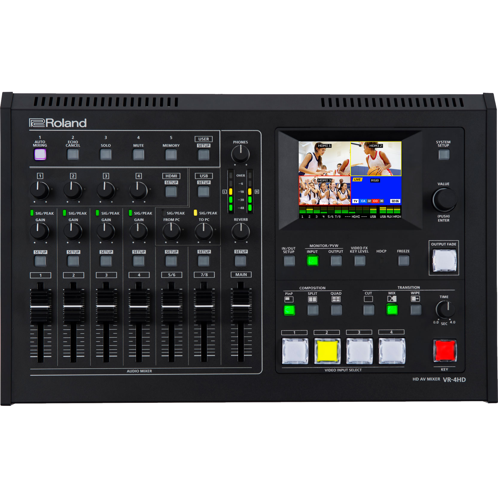 Roland VR-4HD Video Switcher tourPack with BYFP ipCase