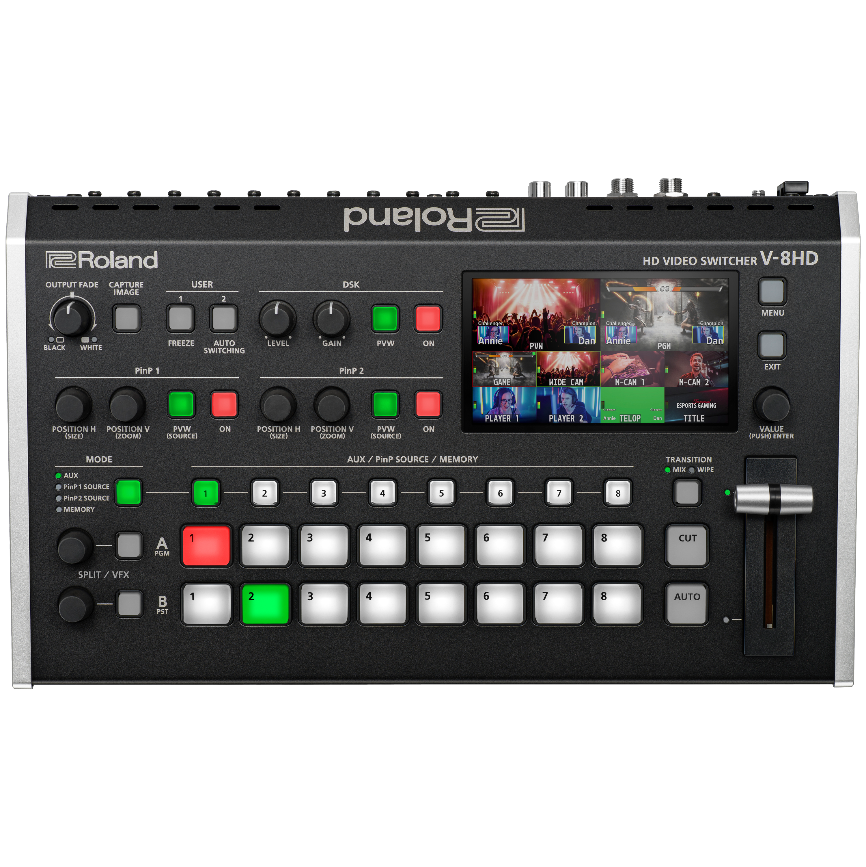 Roland V-8HD コントローラー Roland V-8HD Video Switcher with Case – avBYFP