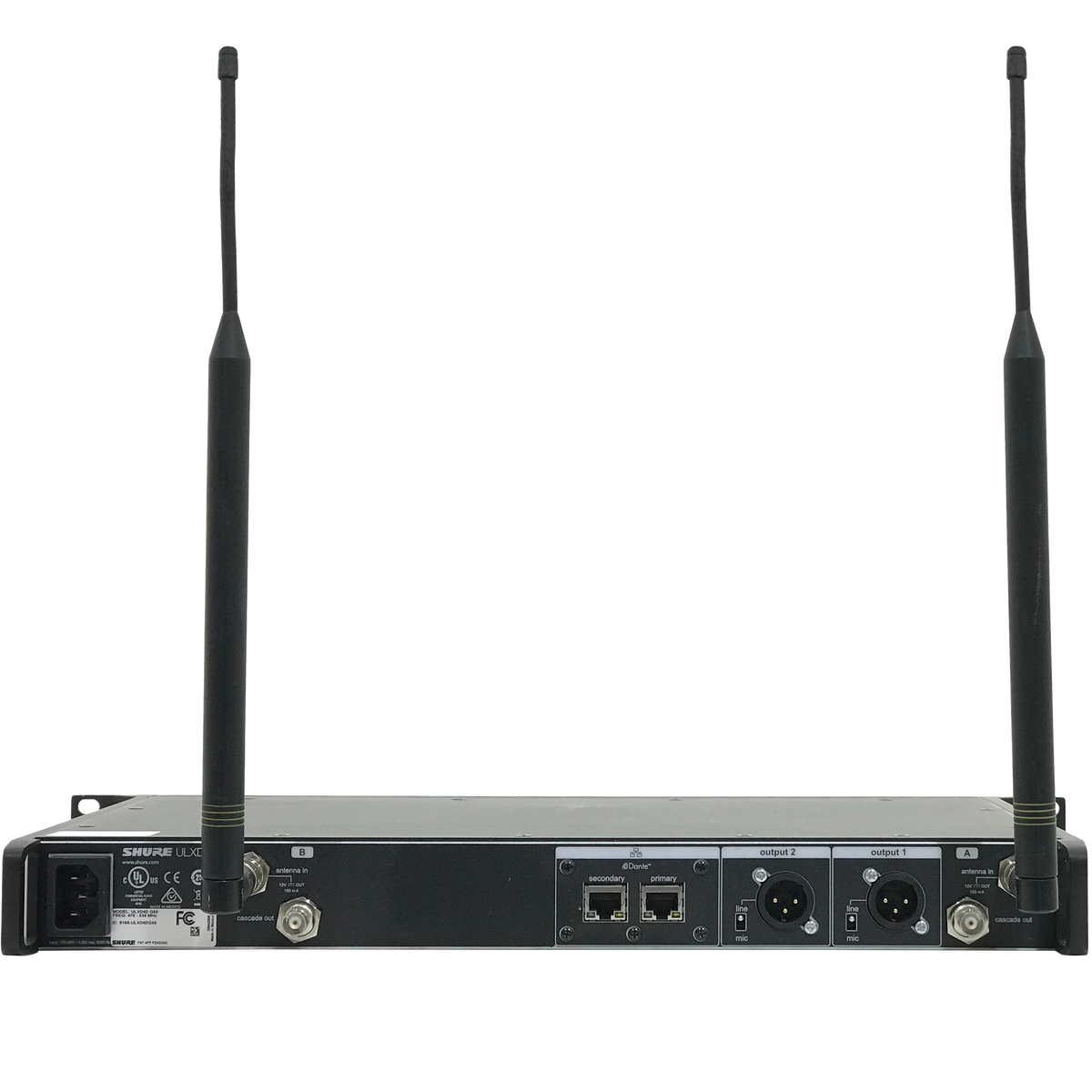 Shure ULX-D Dual Channel Receiver G50 Band