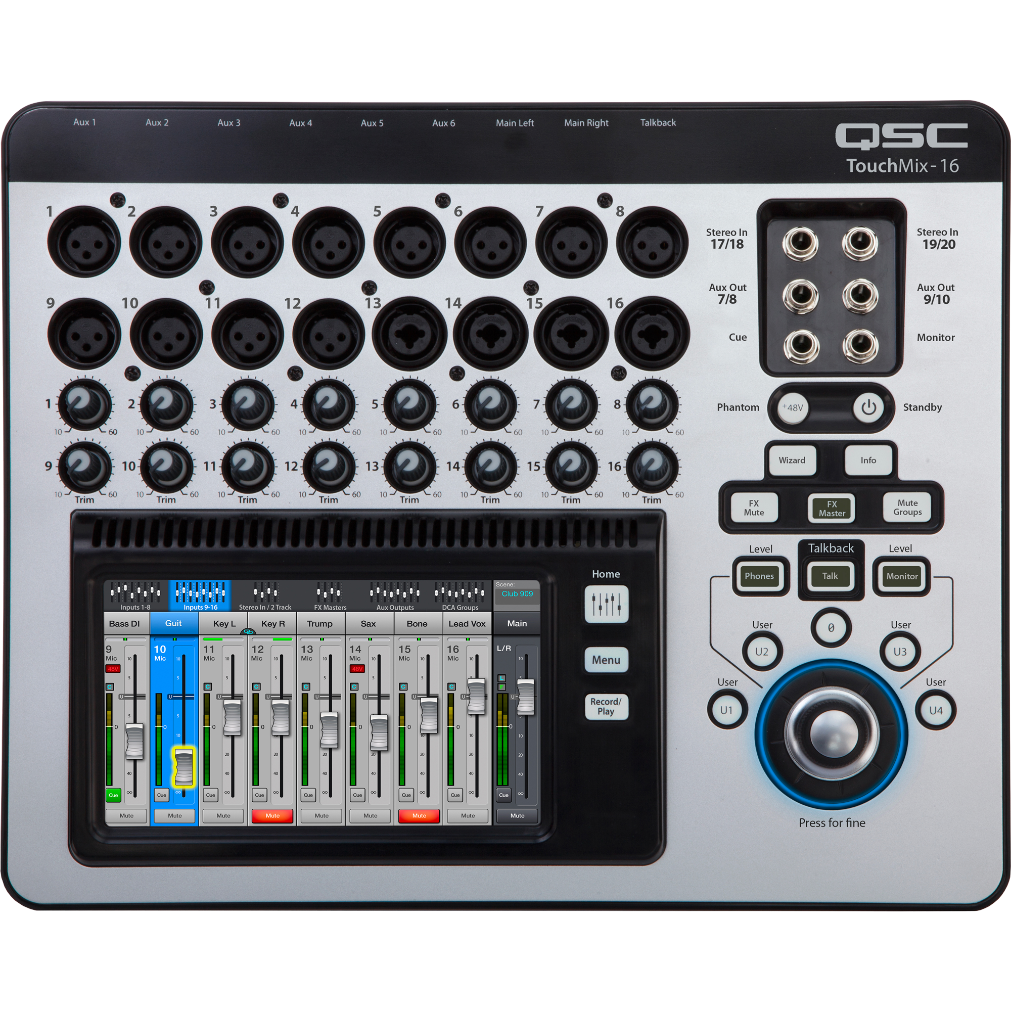QSC TouchMix-16 22-Channel Compact Digital Mixer