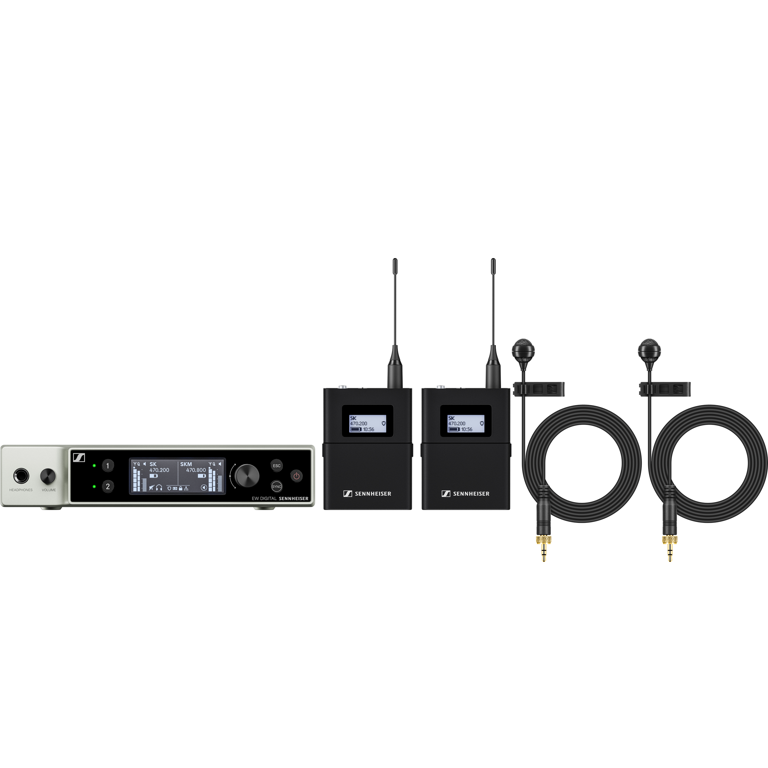 Sennheiser ew-DX Dual Lavalier Wireless Microphone System
