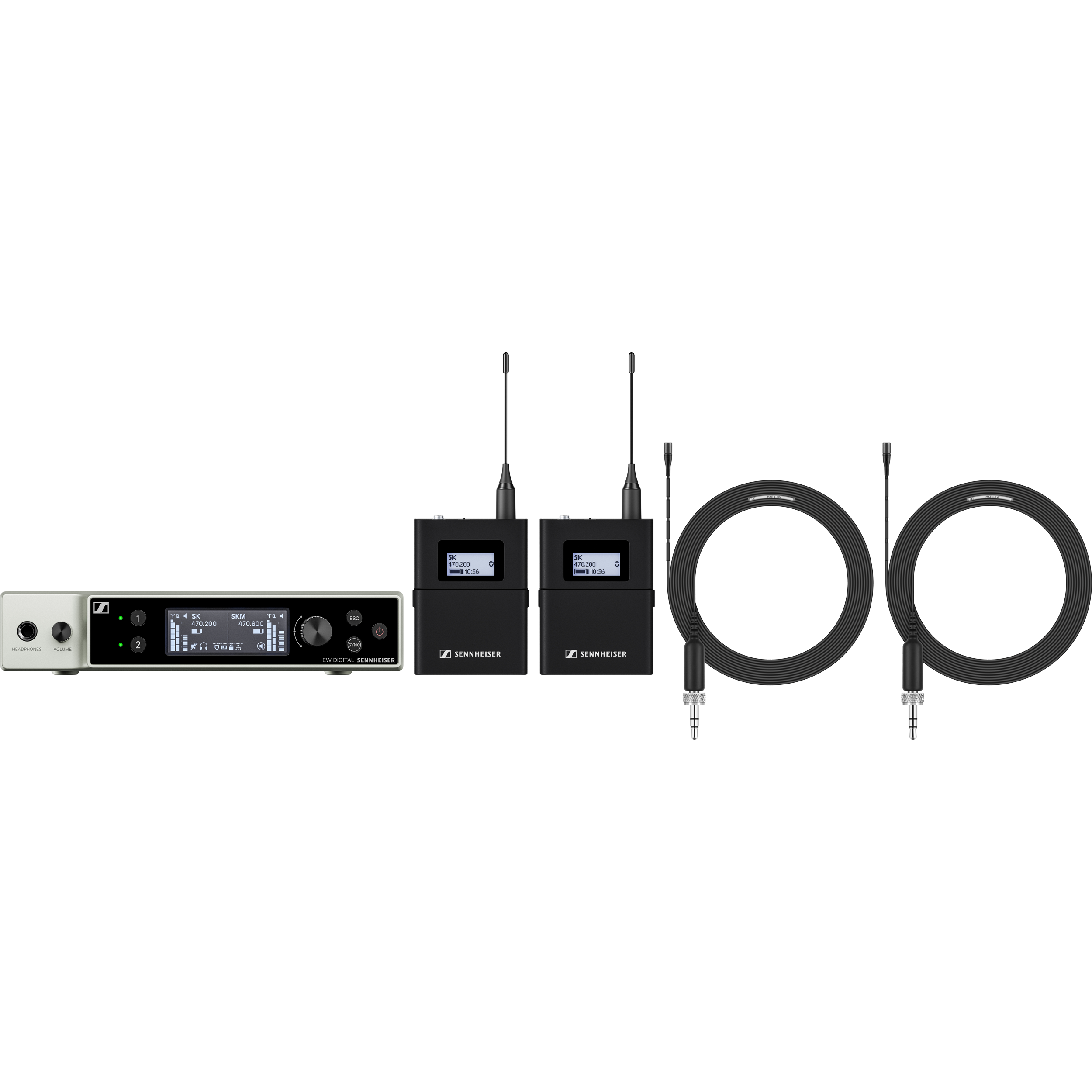Sennheiser ew-DX Dual Lavalier Wireless Microphone System