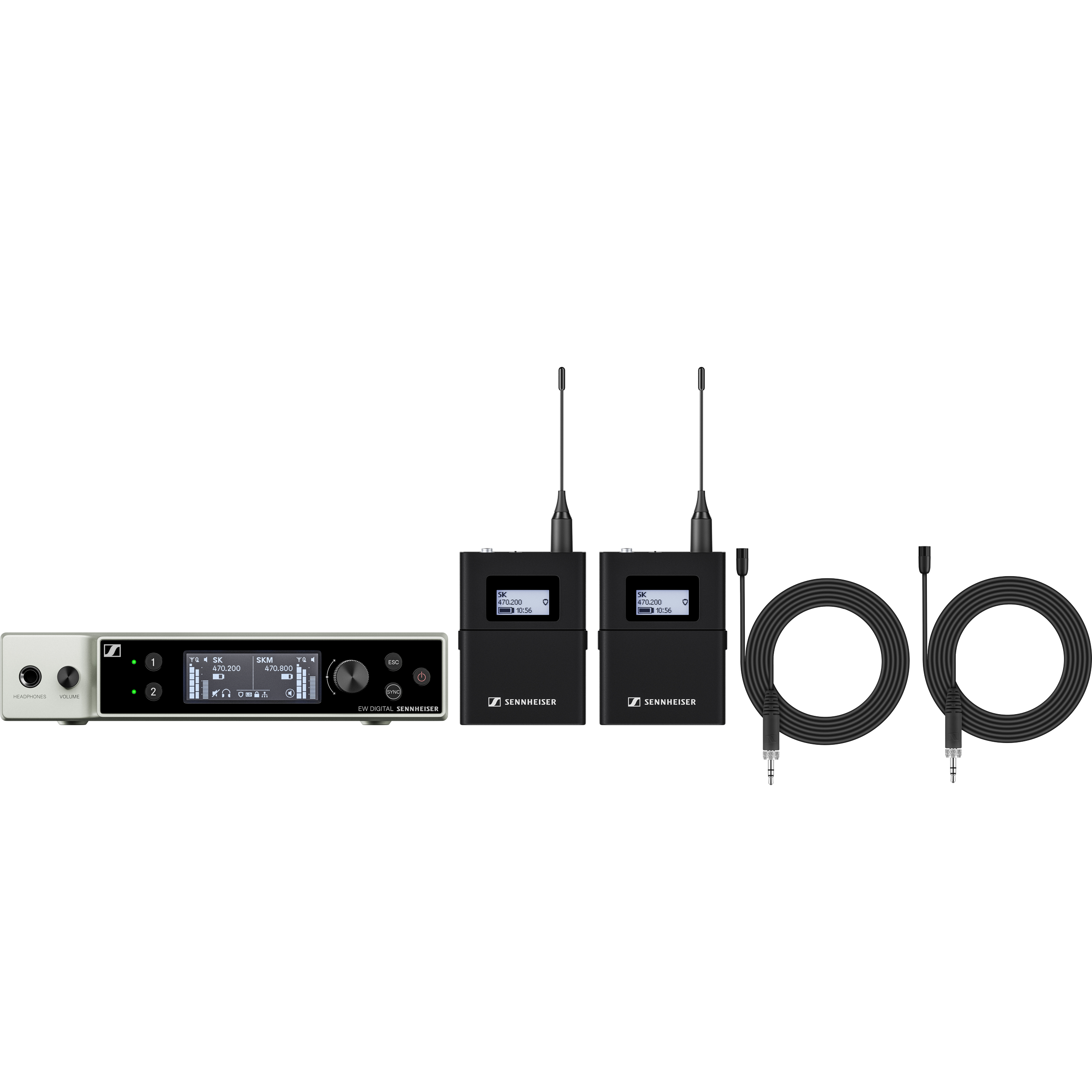 Sennheiser ew-DX Dual Lavalier Wireless Microphone System