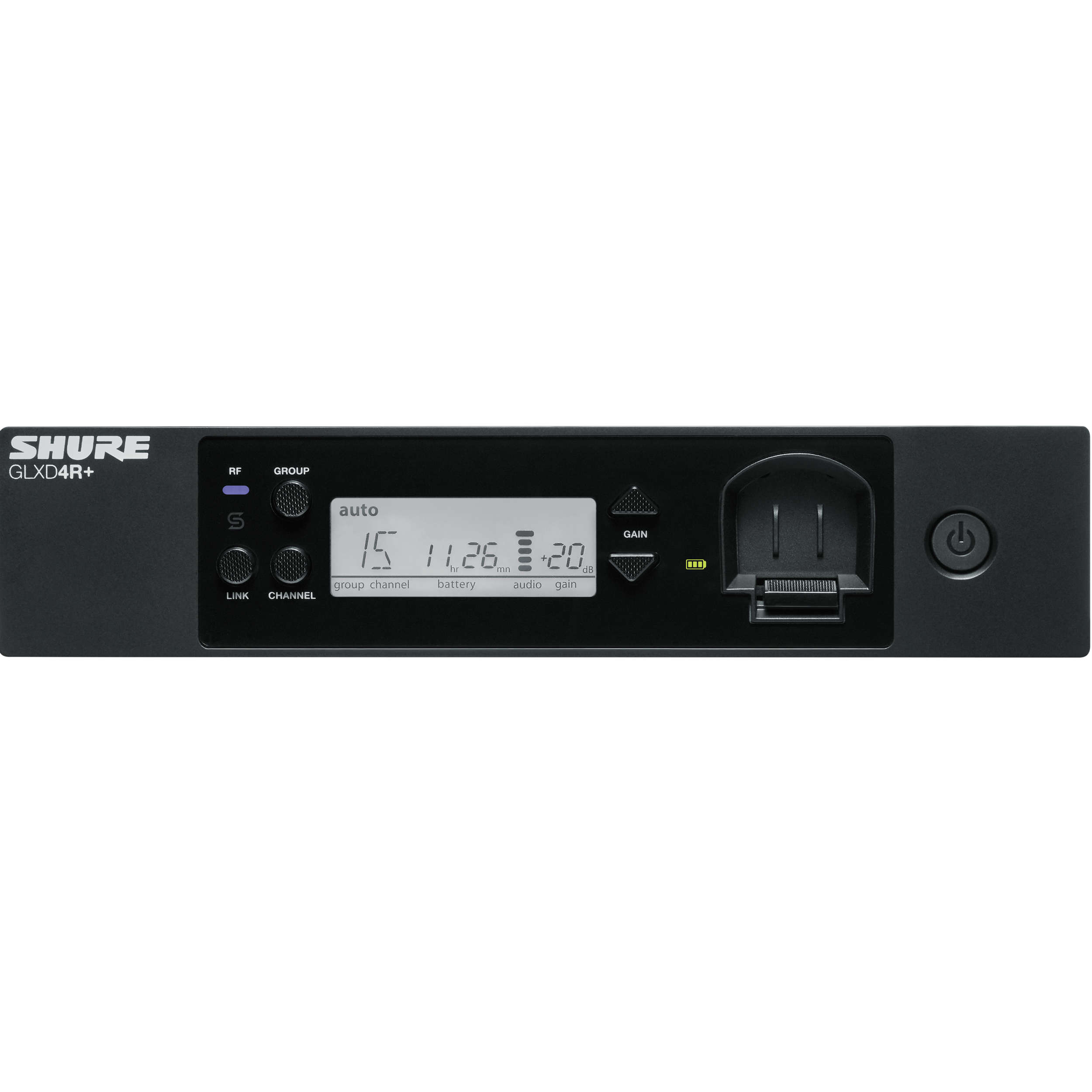 Shure GLX-D+ Dual Band Rack Handheld Wireless Microphone System