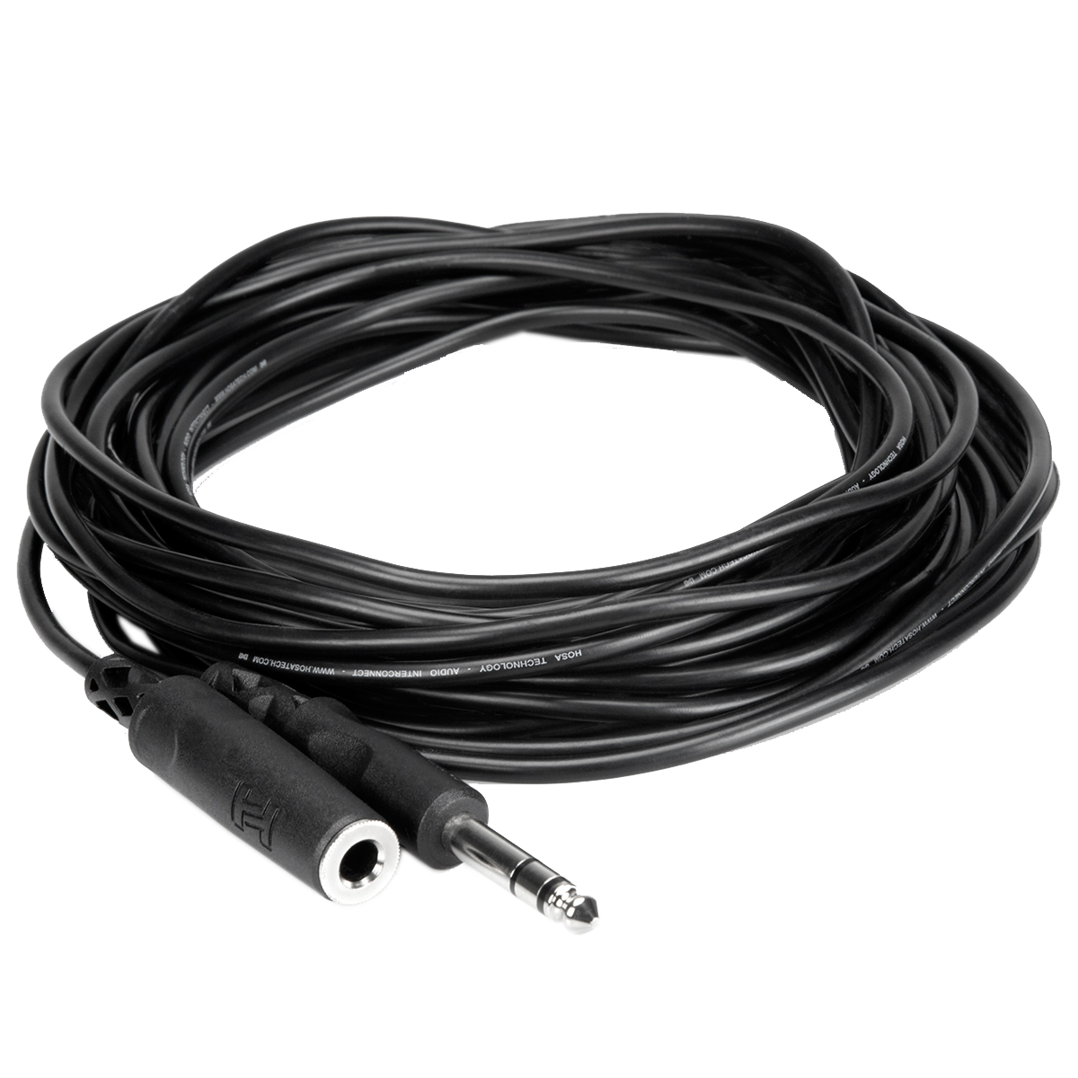 Hosa HPE-300 Headphone Extension Cable 1/4 in TRS to 1/4 in TRS