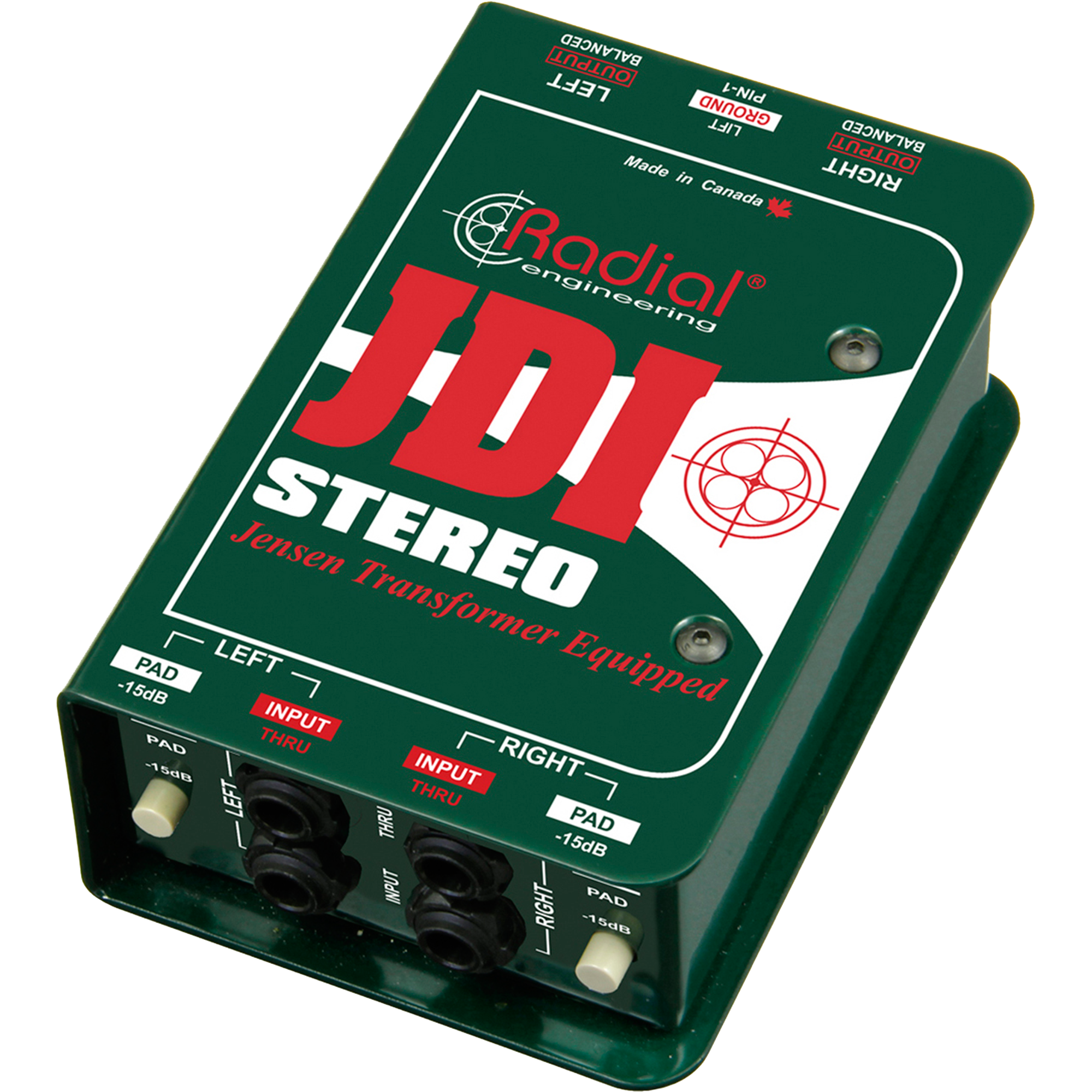 Radial JDI Stereo Passive Direct Box