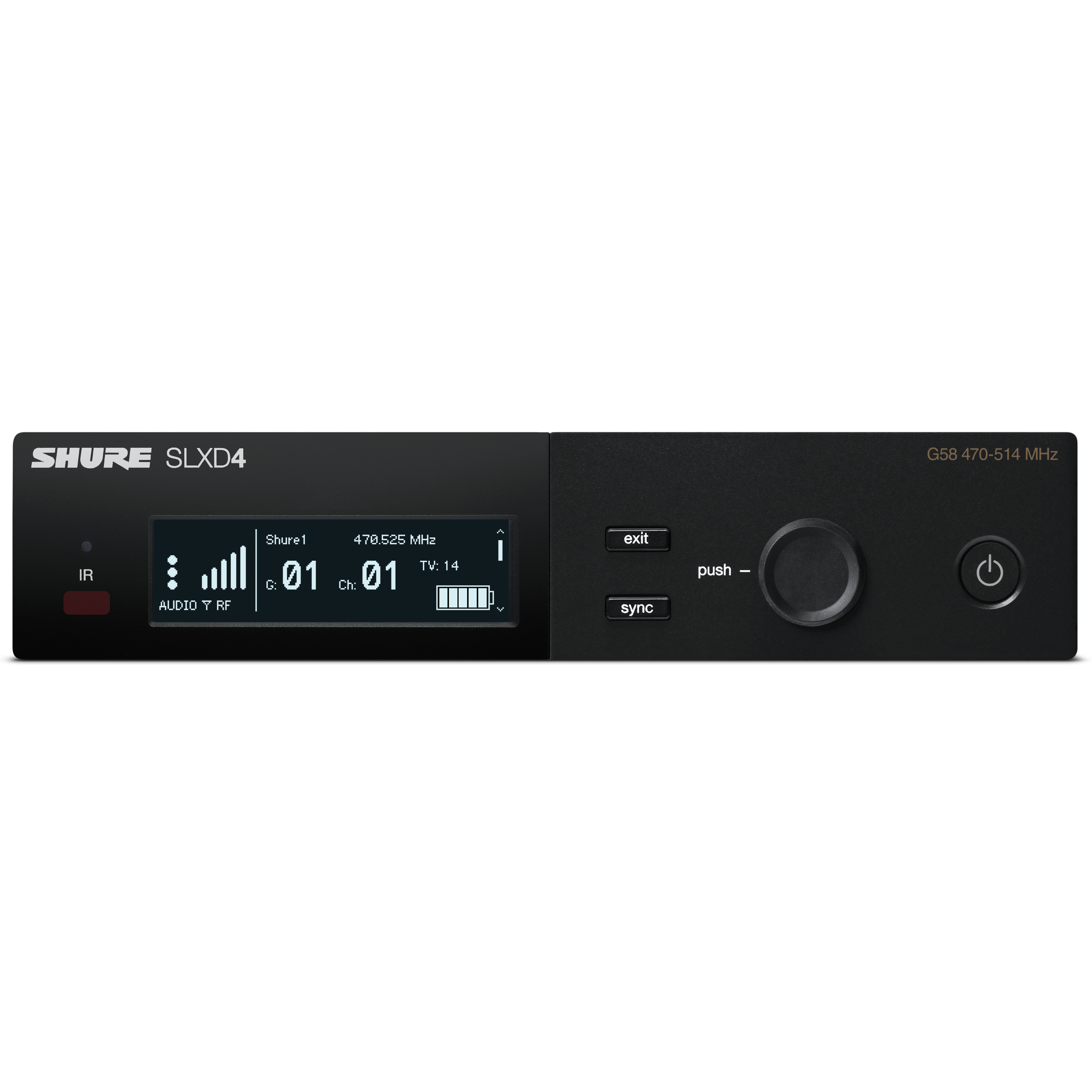 Shure SLX-D 4 Single-Channel Digital Wireless Receiver