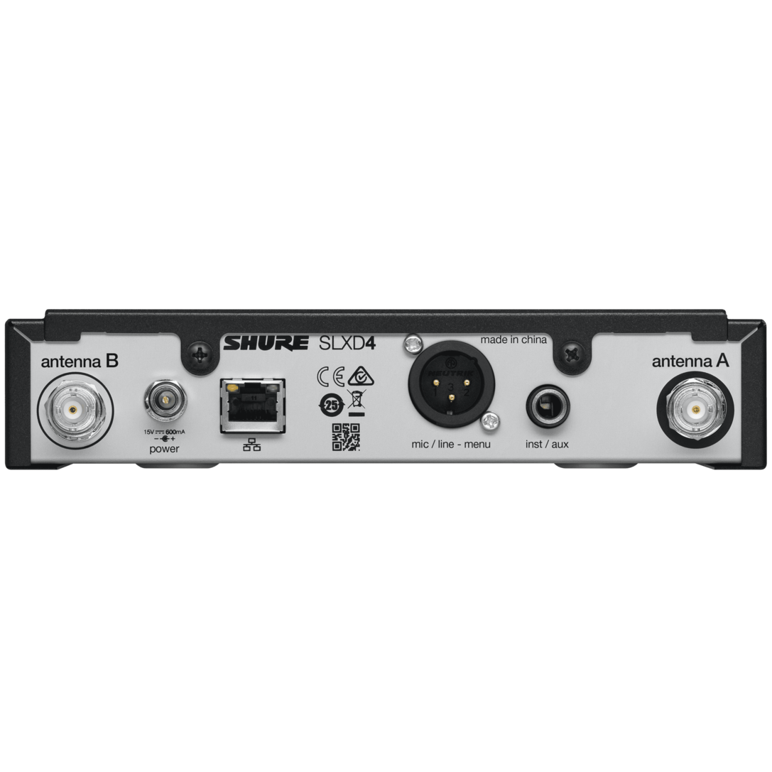 Shure SLXD4 Receiver for SLX-D Wireless